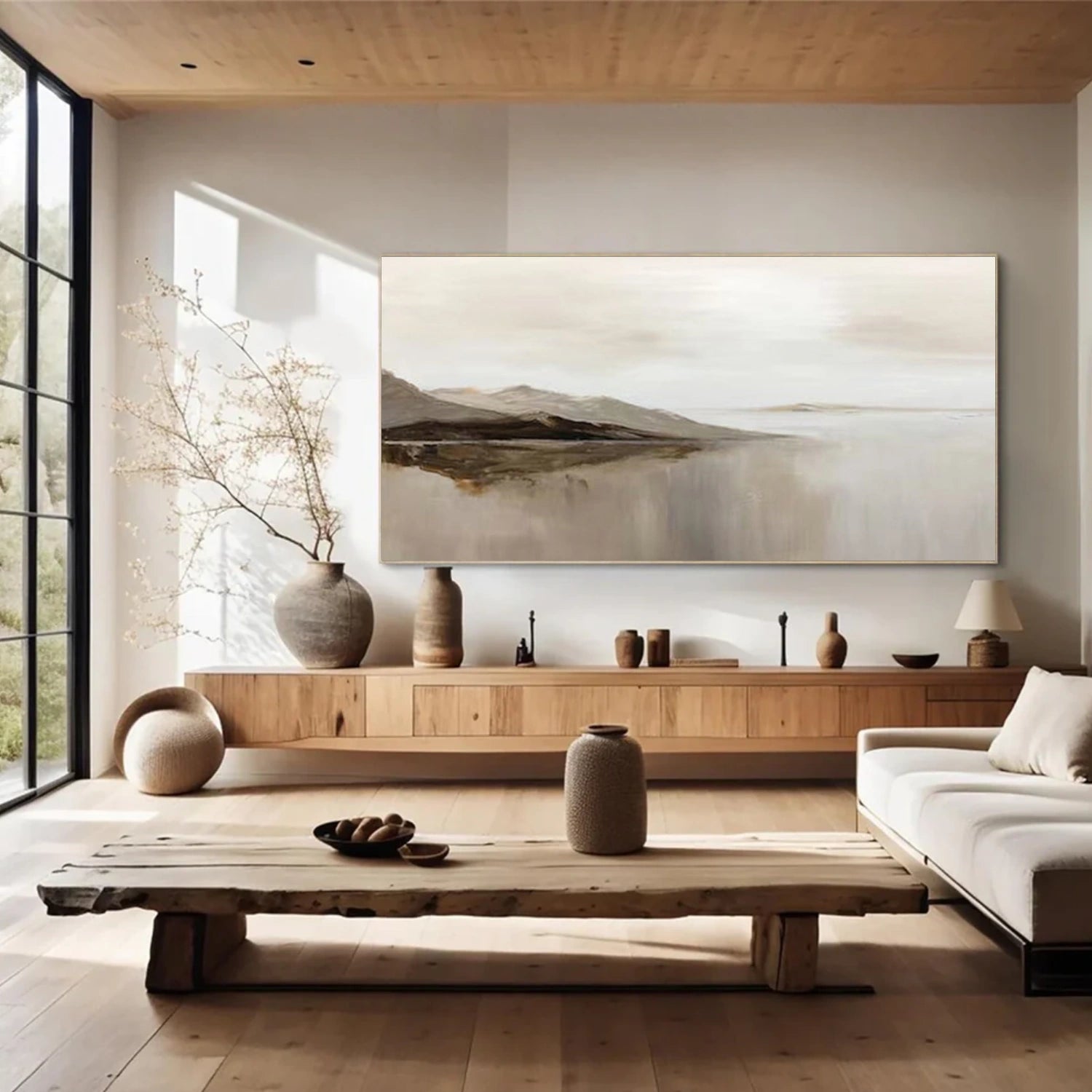 Minimalist Mountain Texture Canvas # MM426