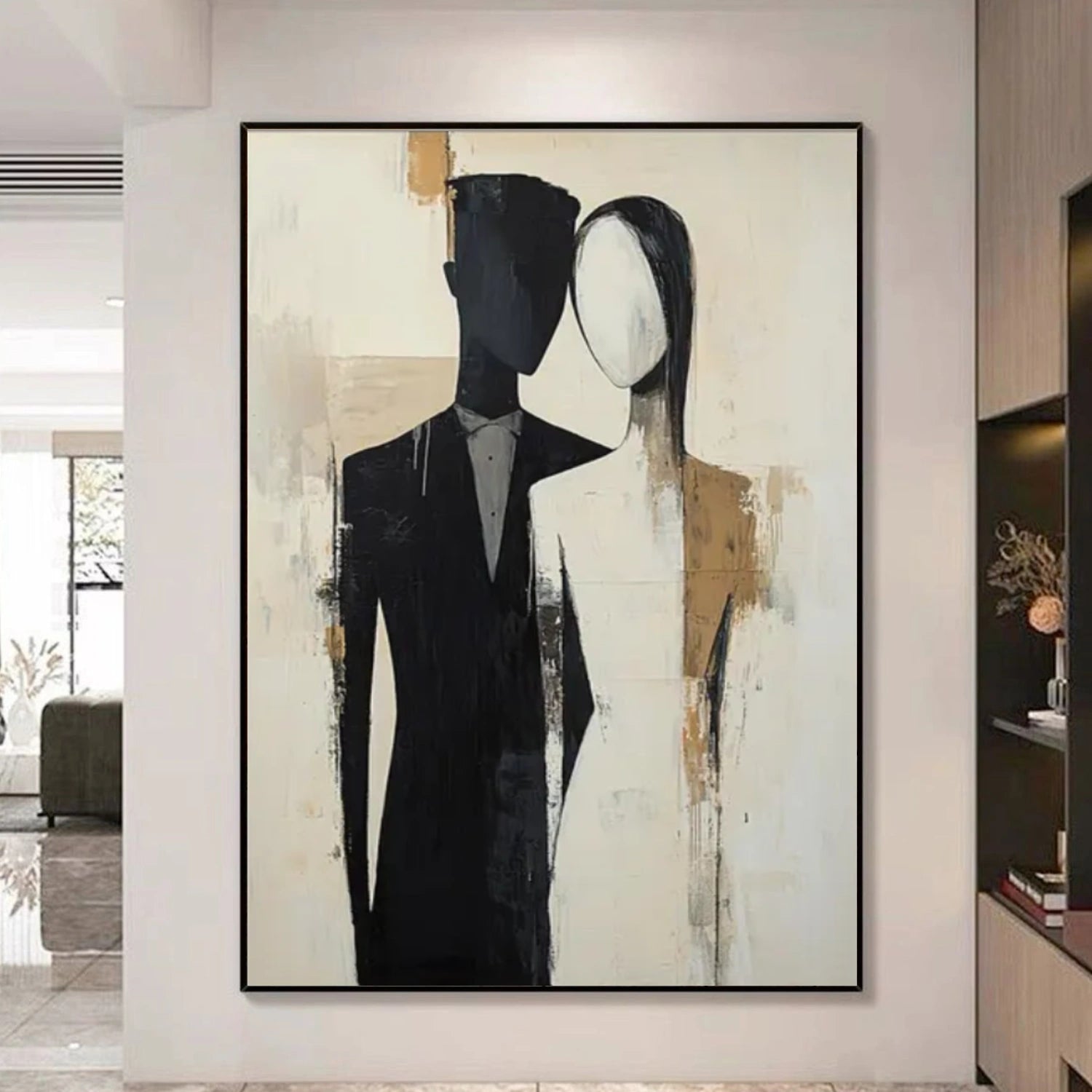 Contemporary Abstract Minimalist Textured Wall Art #CW049