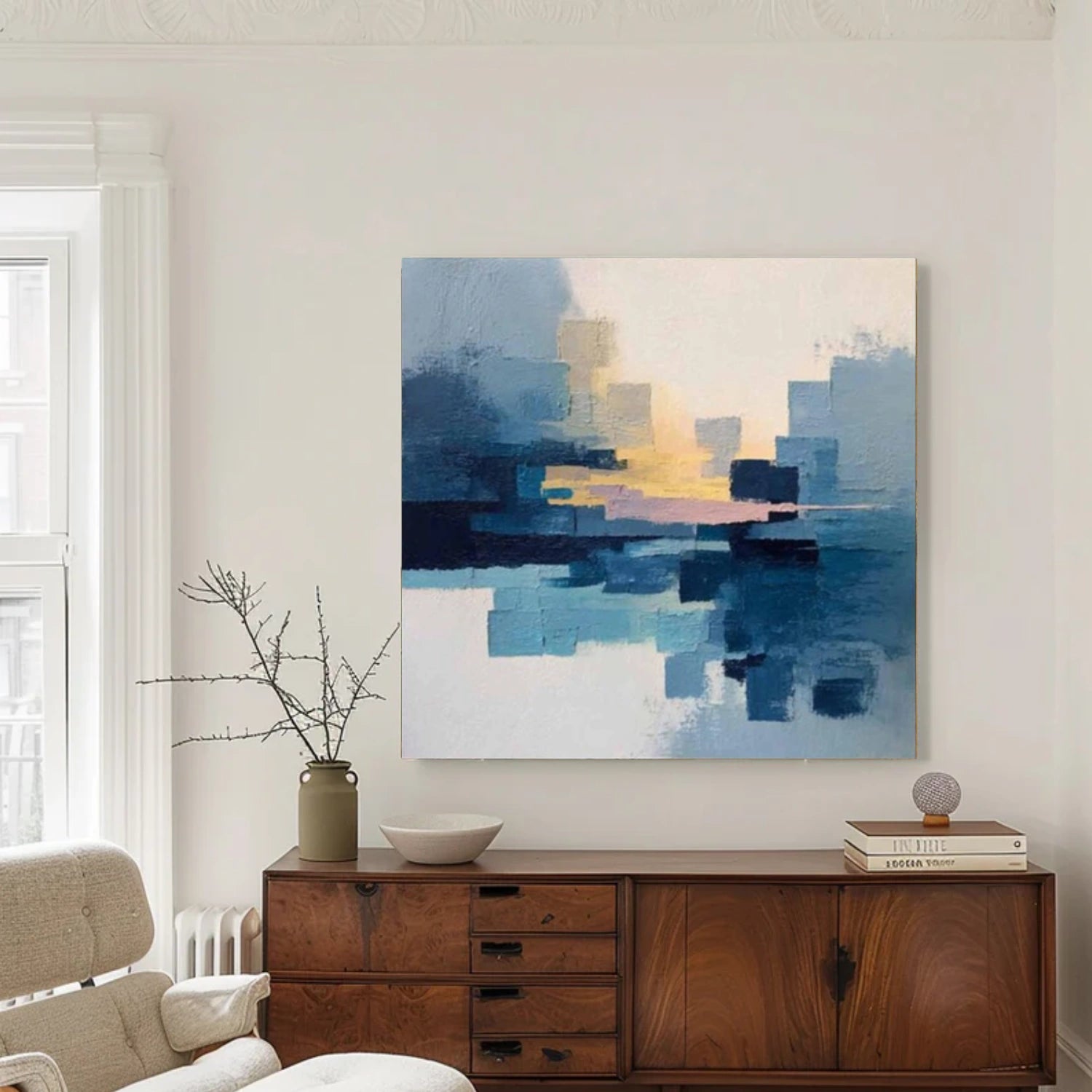 Abstract Textured Wall Art #AB 544