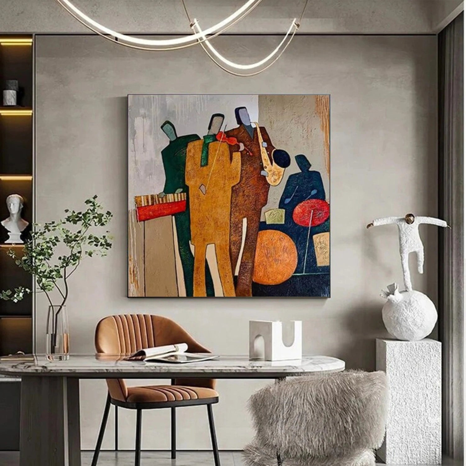 Abstract Portrait Wall Art #PT012