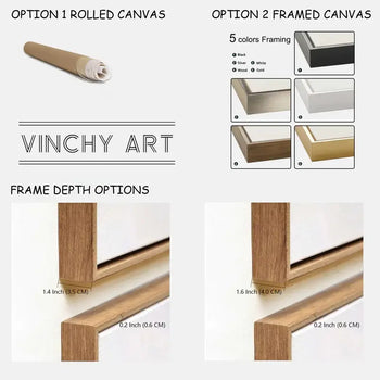 Frameless CANVAS - Set of 2#OS 038 -  2P 80"X60" (Each 40"X60")