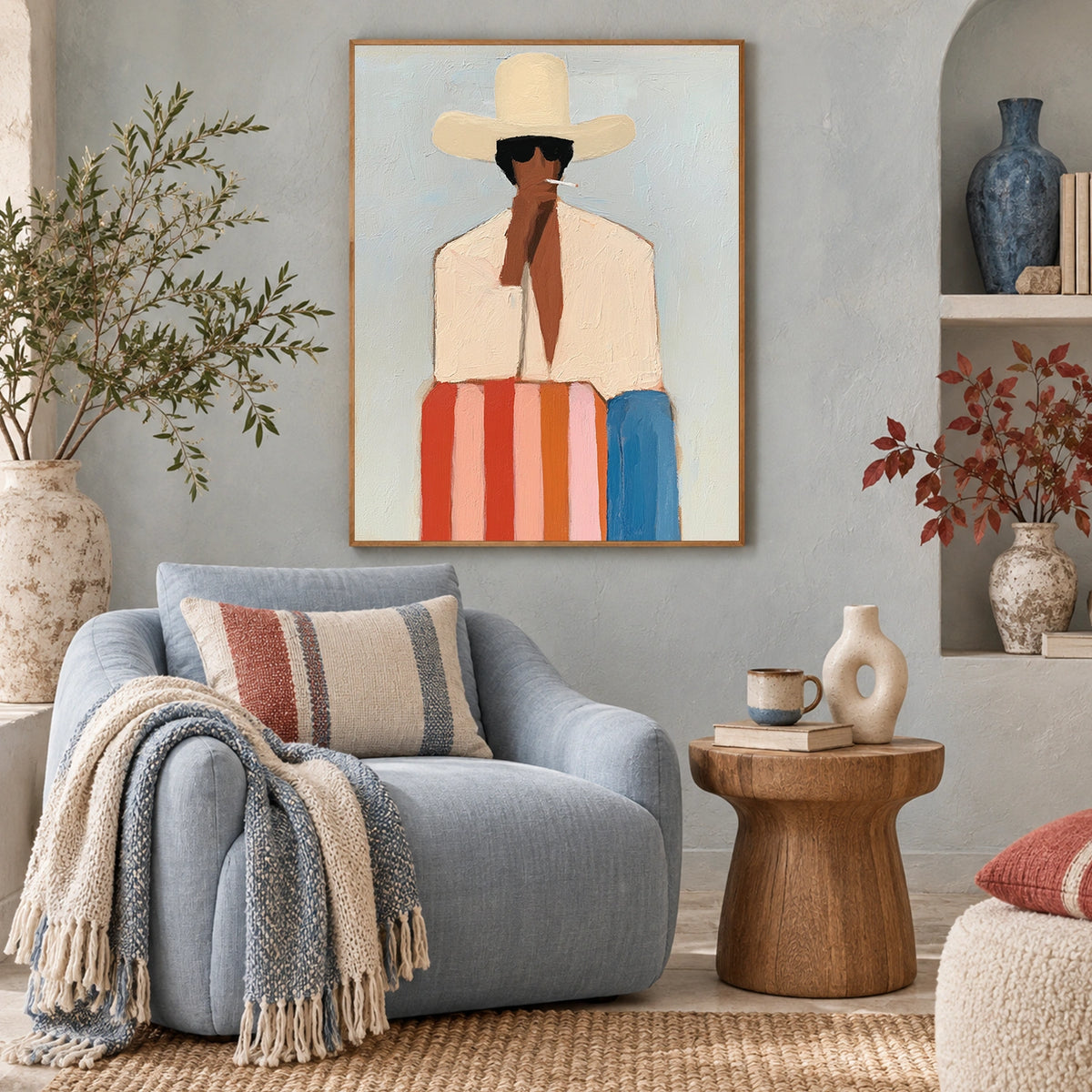 Abstract Portrait Wall Art #PT099