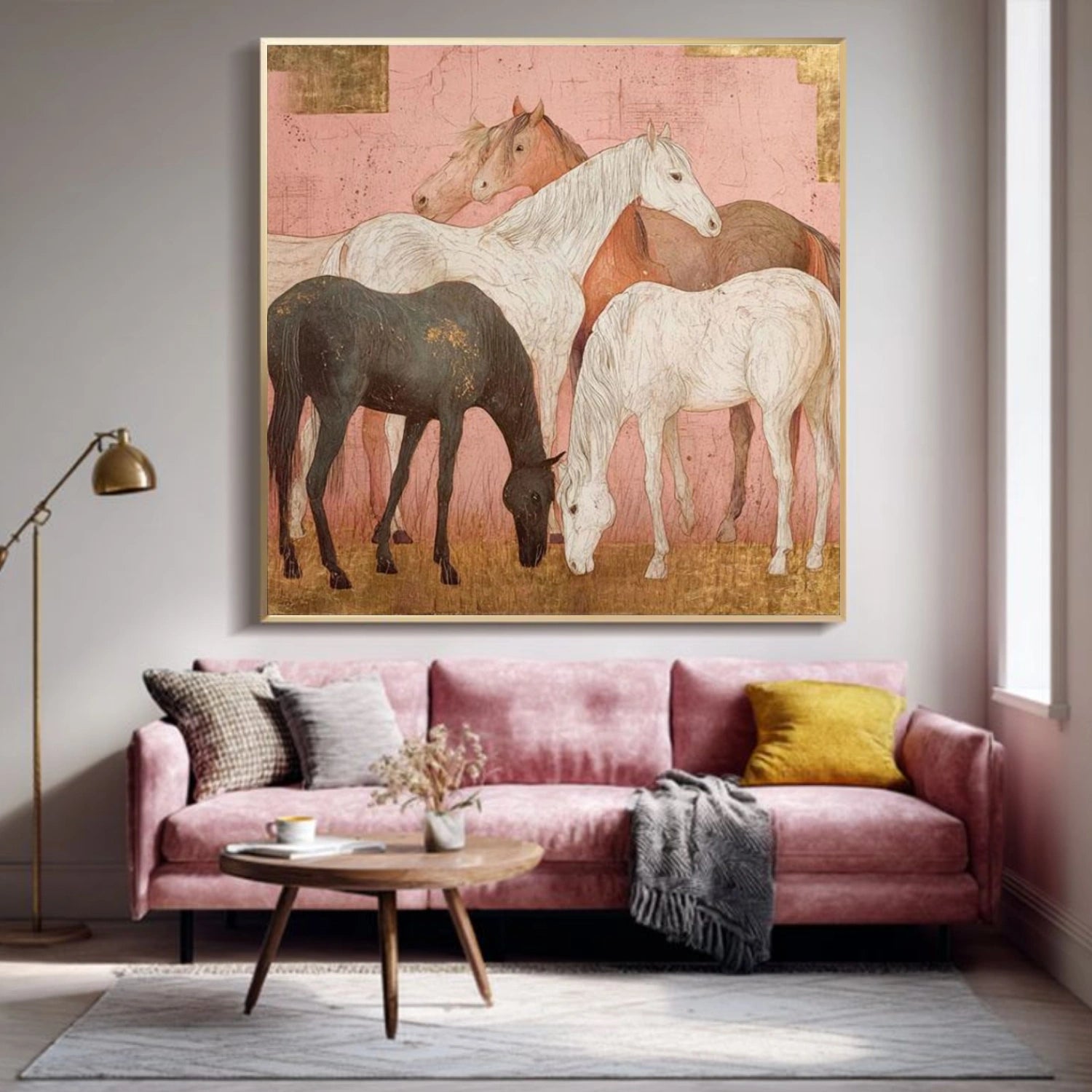 Abstract Animal Canvas Art #AP213