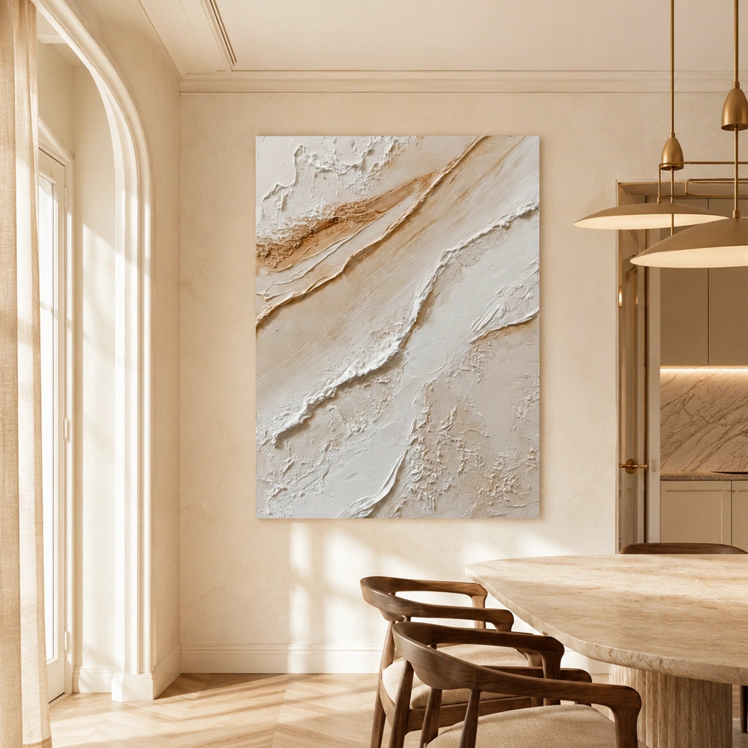 Minimalist Textured Canvas # MM447