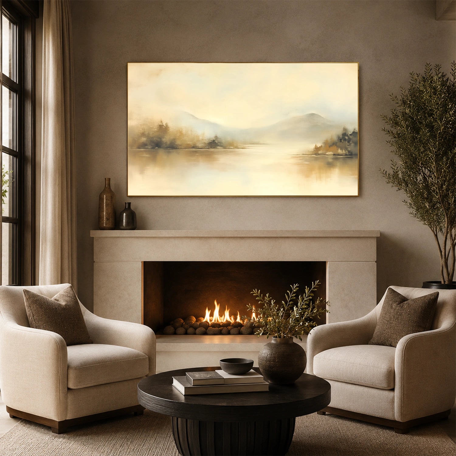 Minimalist Mountain Canvas # MM453