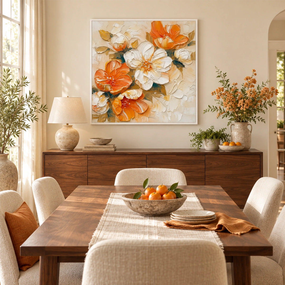 Flower & Tree Abstract Canvas # FT 422