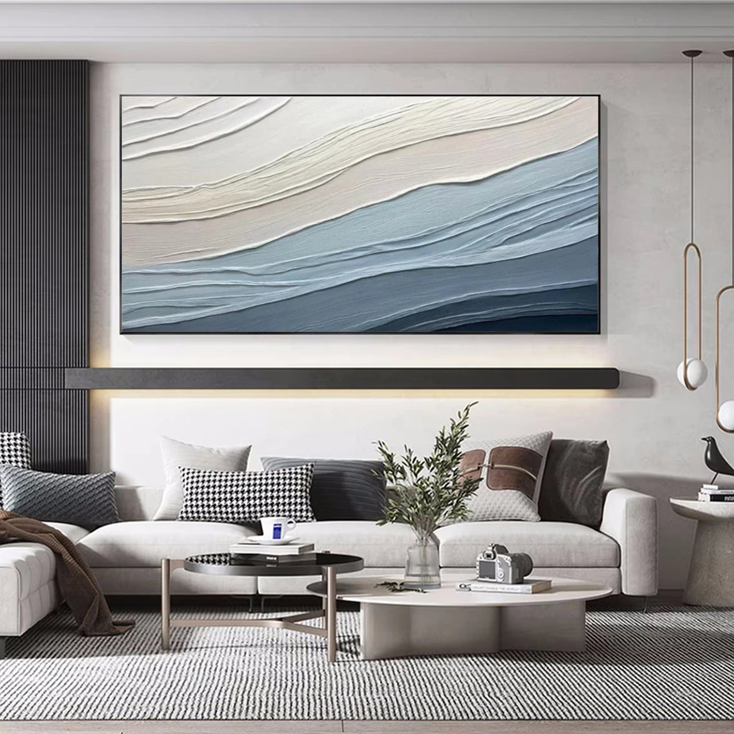 Minimalist Textured Canvas Art #MM338