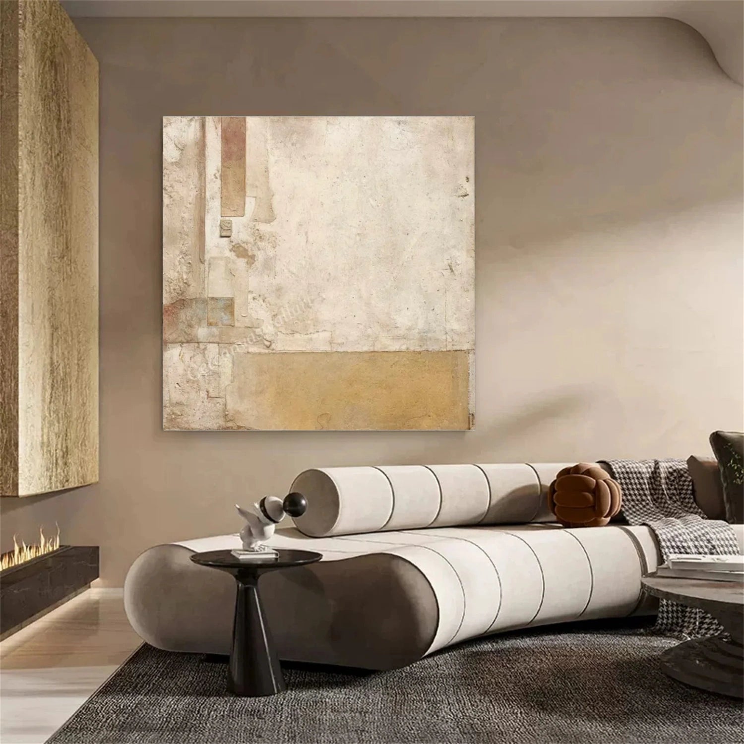 Beige Wabi Sabi Wall Art #WS389