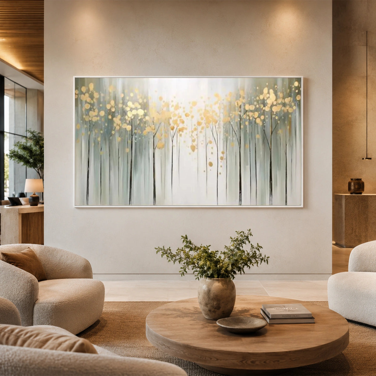 Flower & Tree Abstract Canvas # FT 413