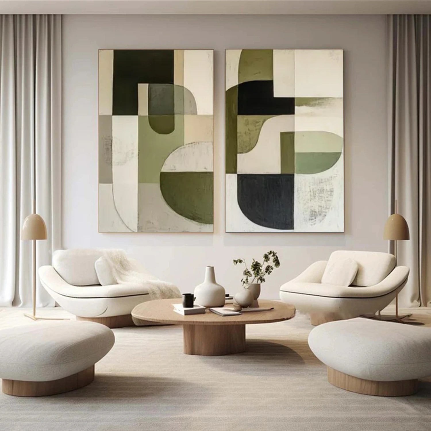 Wabi Sabi  Wall Art  Set of 2 #WS404