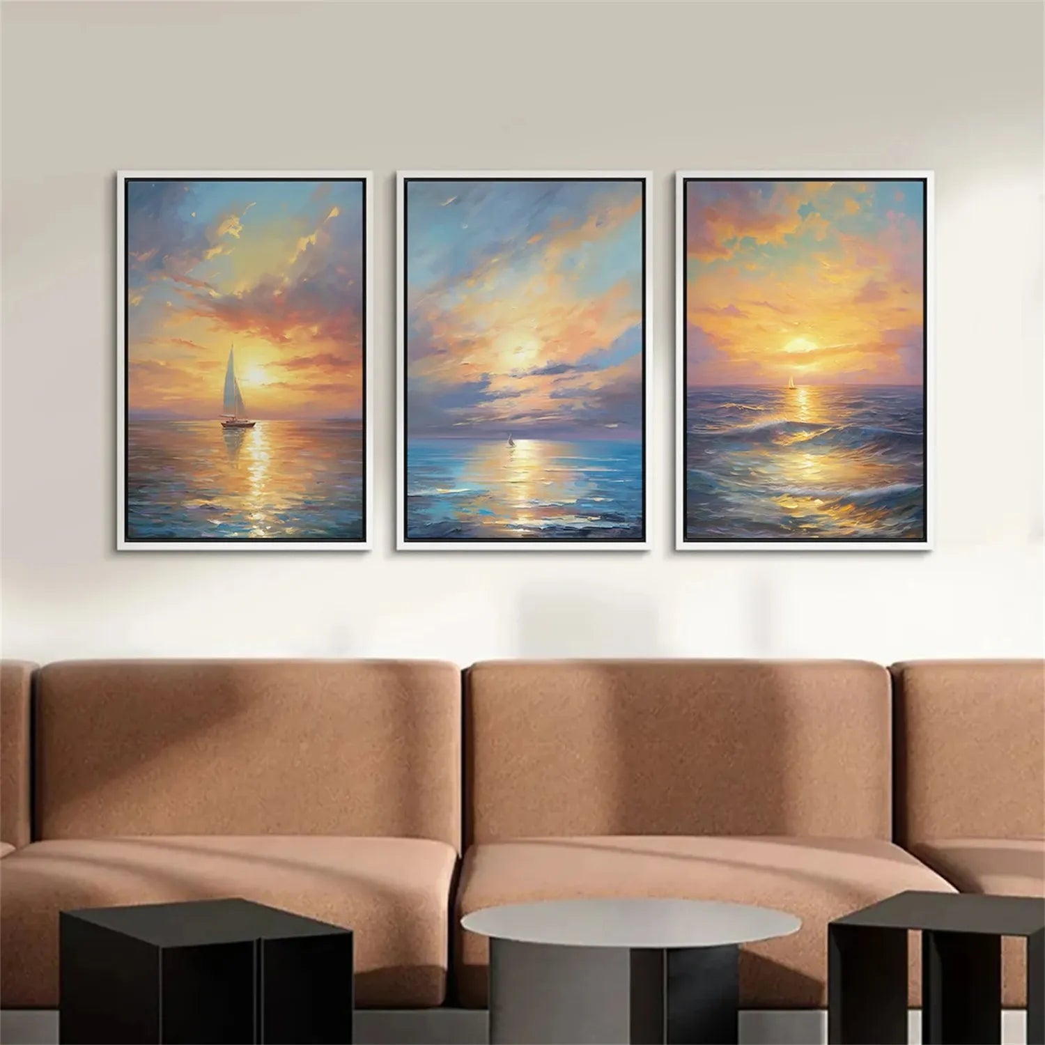 Ocean And Sky Painting Set of 3 #OS 215