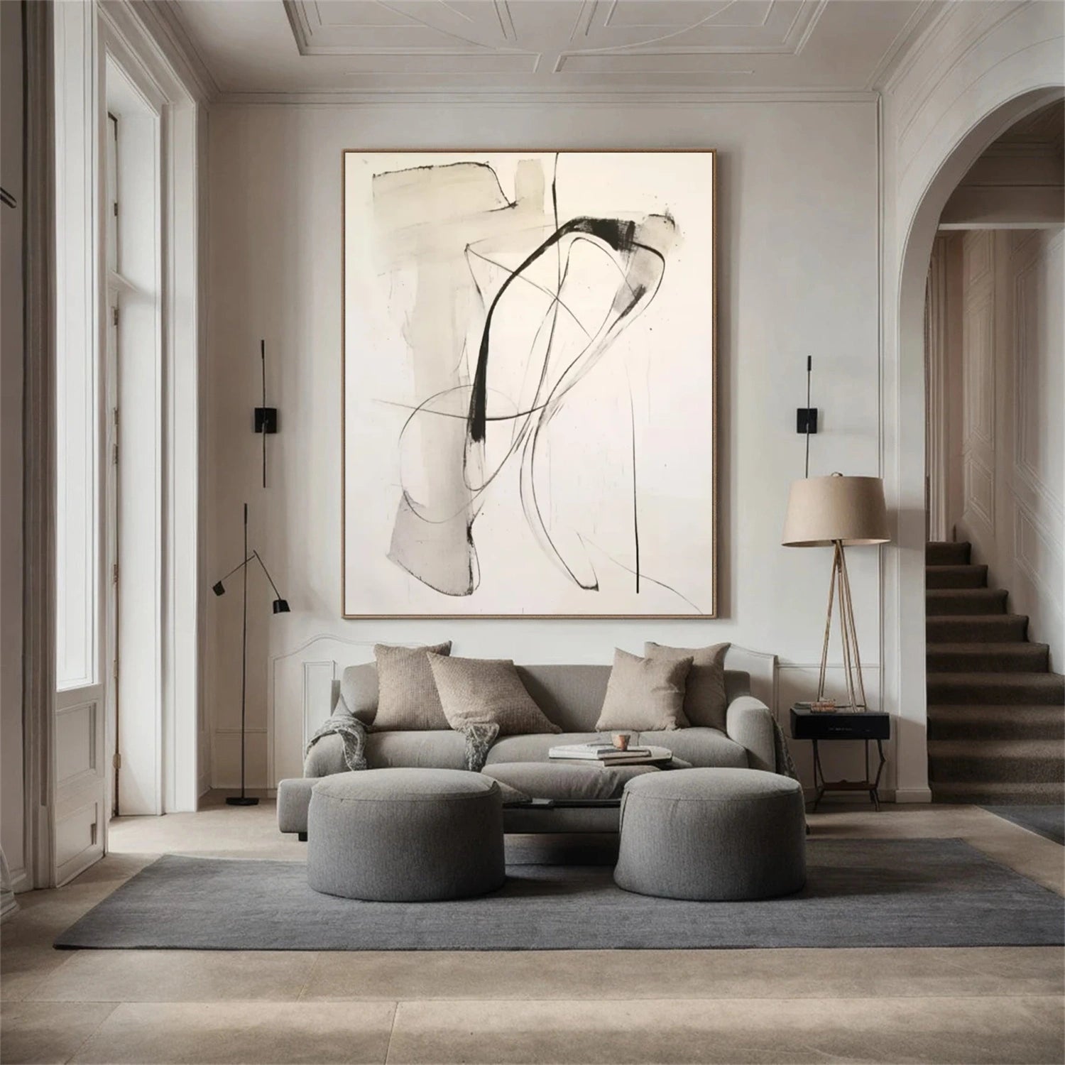 Wabi Sabi Textured Wall Art #WS320