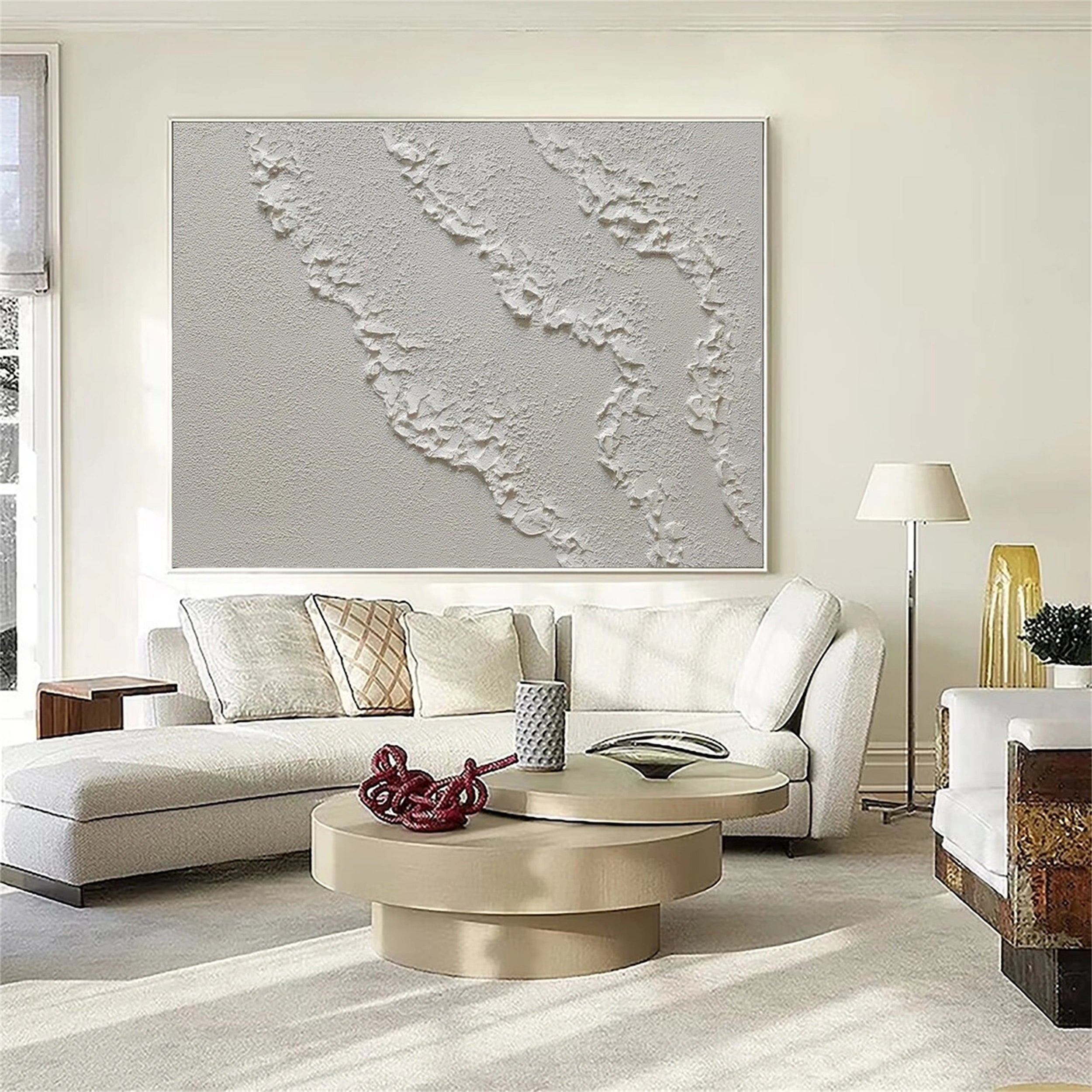 Plaster Art Minimalist Textured Painting #MM111