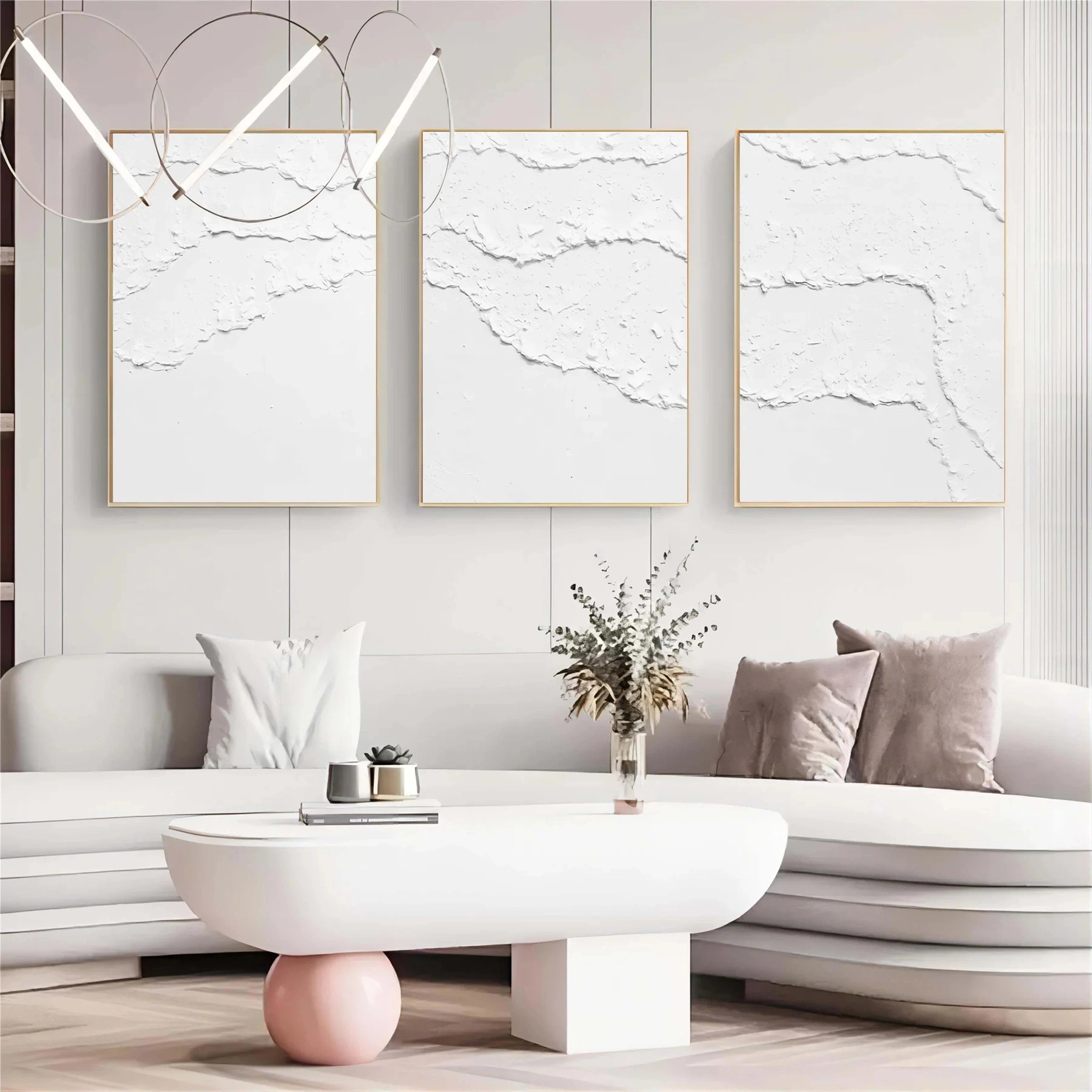 Minimalistic Balance Canvas Painting Set of 3 #MM284