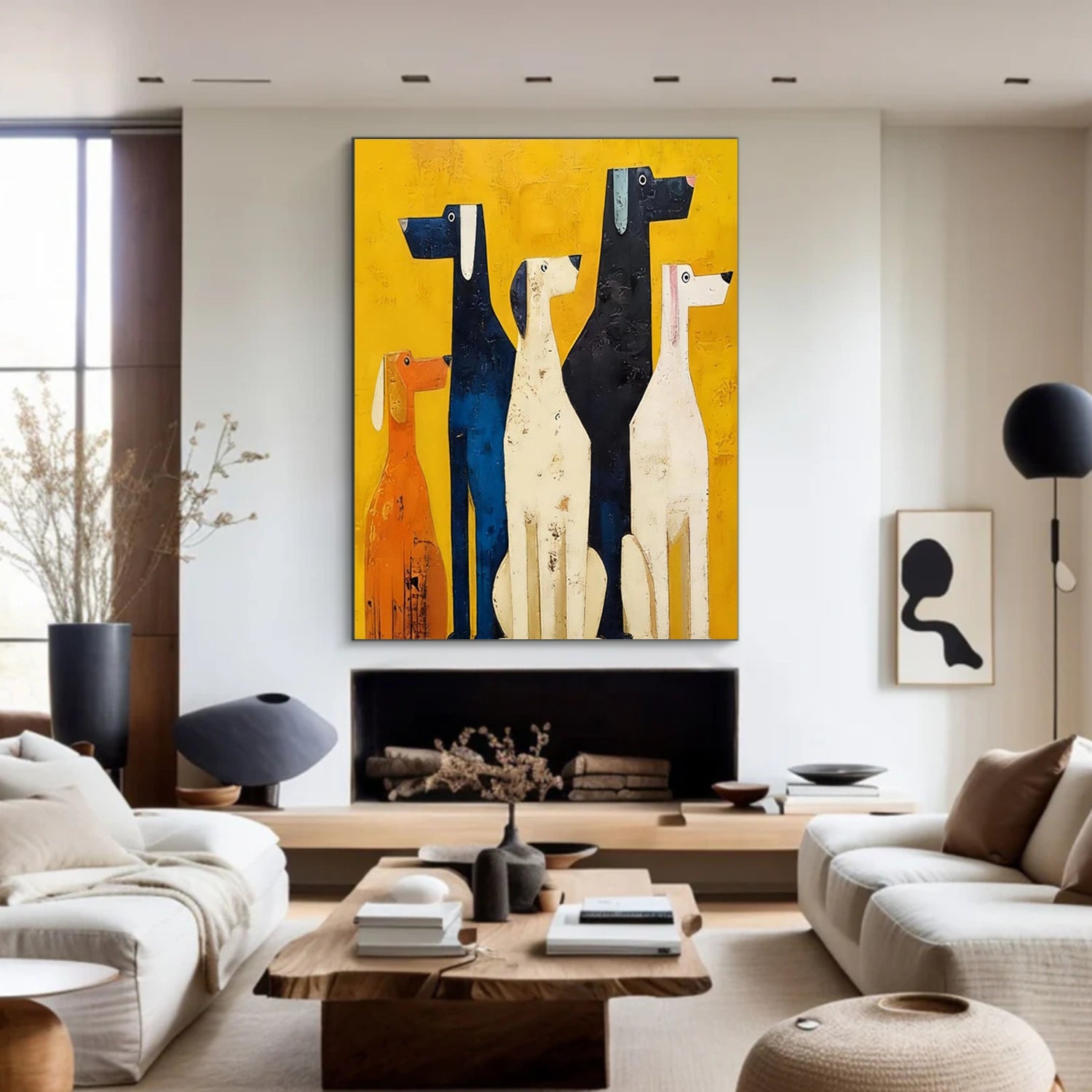 Colorful Abstract Animal Texture Canvas Art #AP234