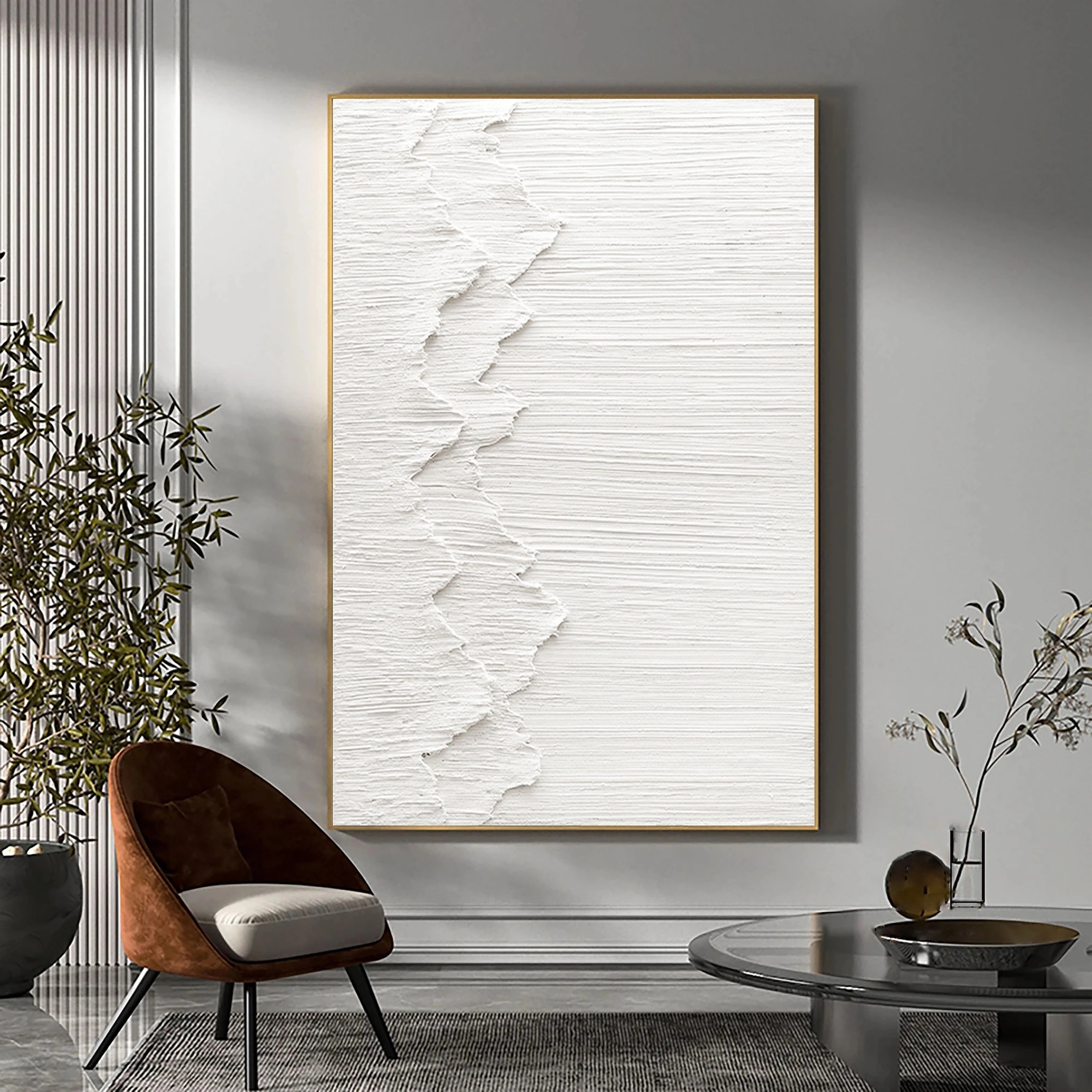 Plaster Art Minimalist Textured Painting #MM025