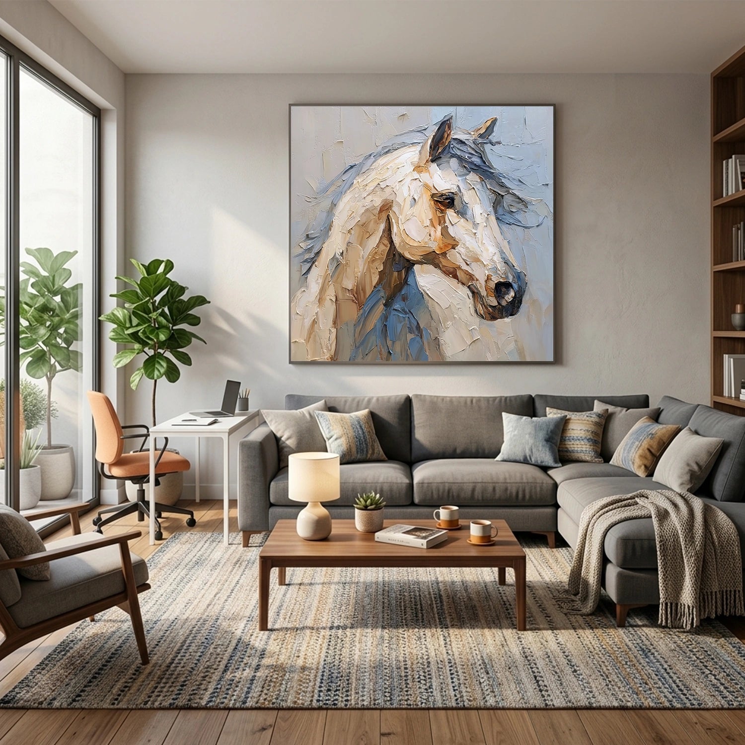 Abstract Animal Texture Canvas Art #AP245