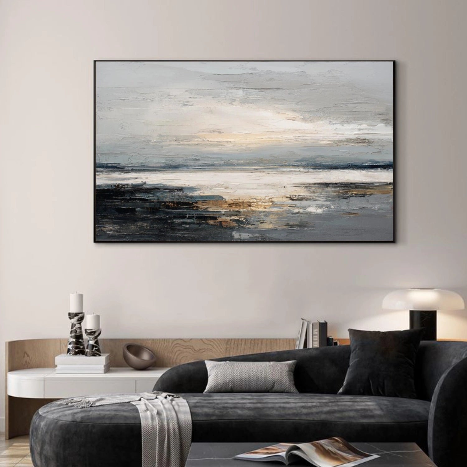 Abstract Textured Wall Art #AB 580