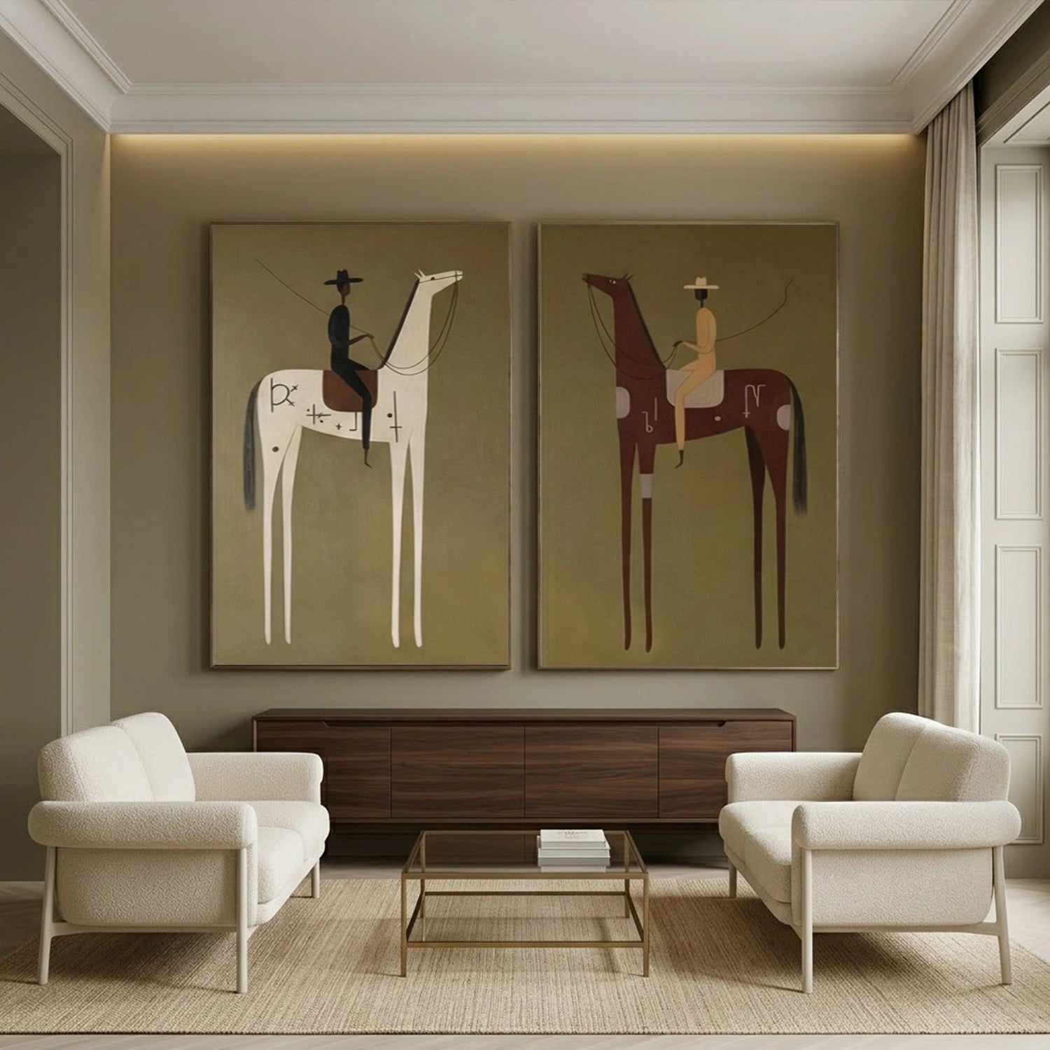 Americana Wall Art Set of 2 #VE029