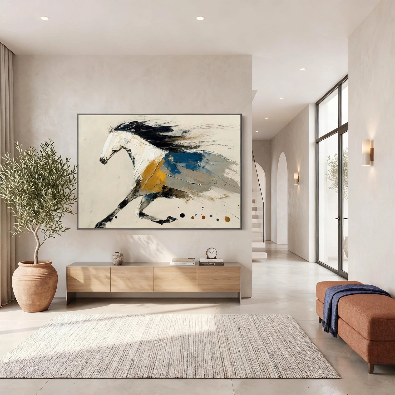 Abstract Animal Canvas Art #AP239