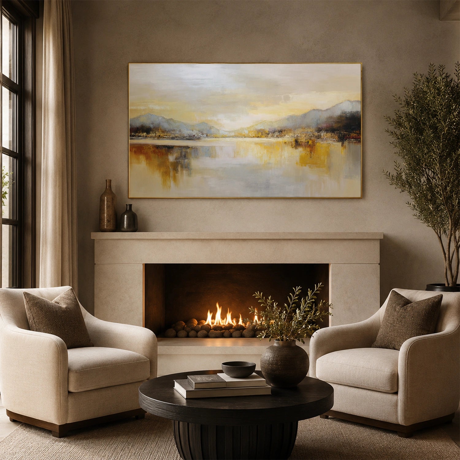 Minimalist Mountain Canvas # MM451