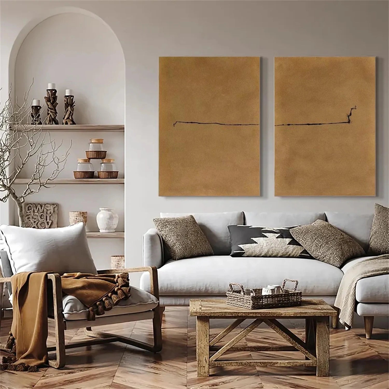 Wabi Sabi Wall Art Set of 2 # WS427