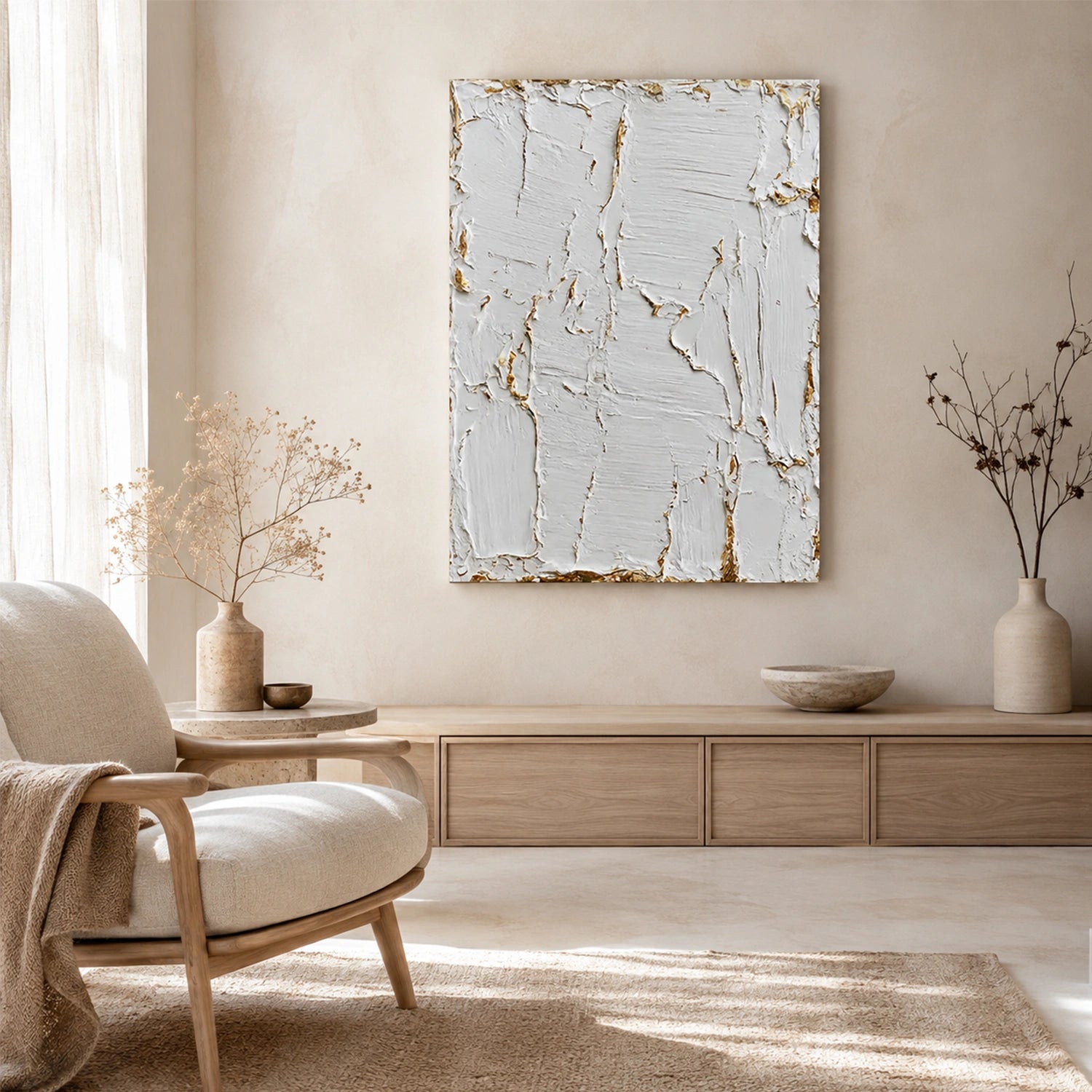 Minimalist Textured Canvas # MM458