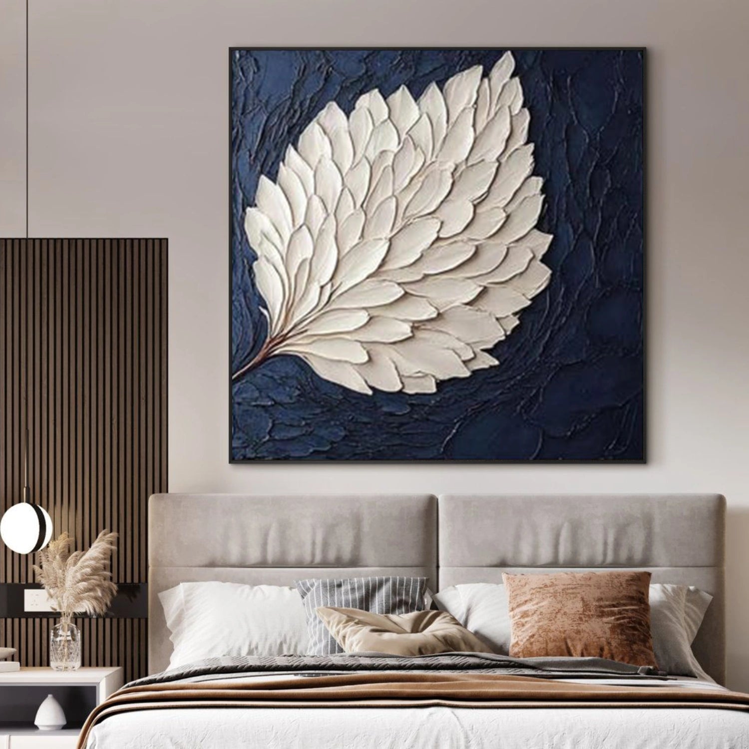 Flower & Tree Abstract Texture Canvas Art #FT 317