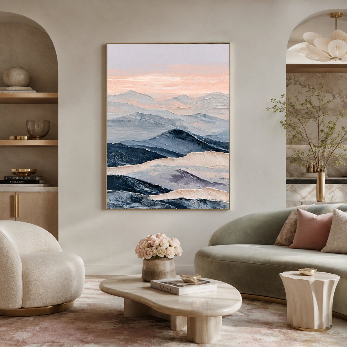 Minimalist Mountain Canvas # MM472