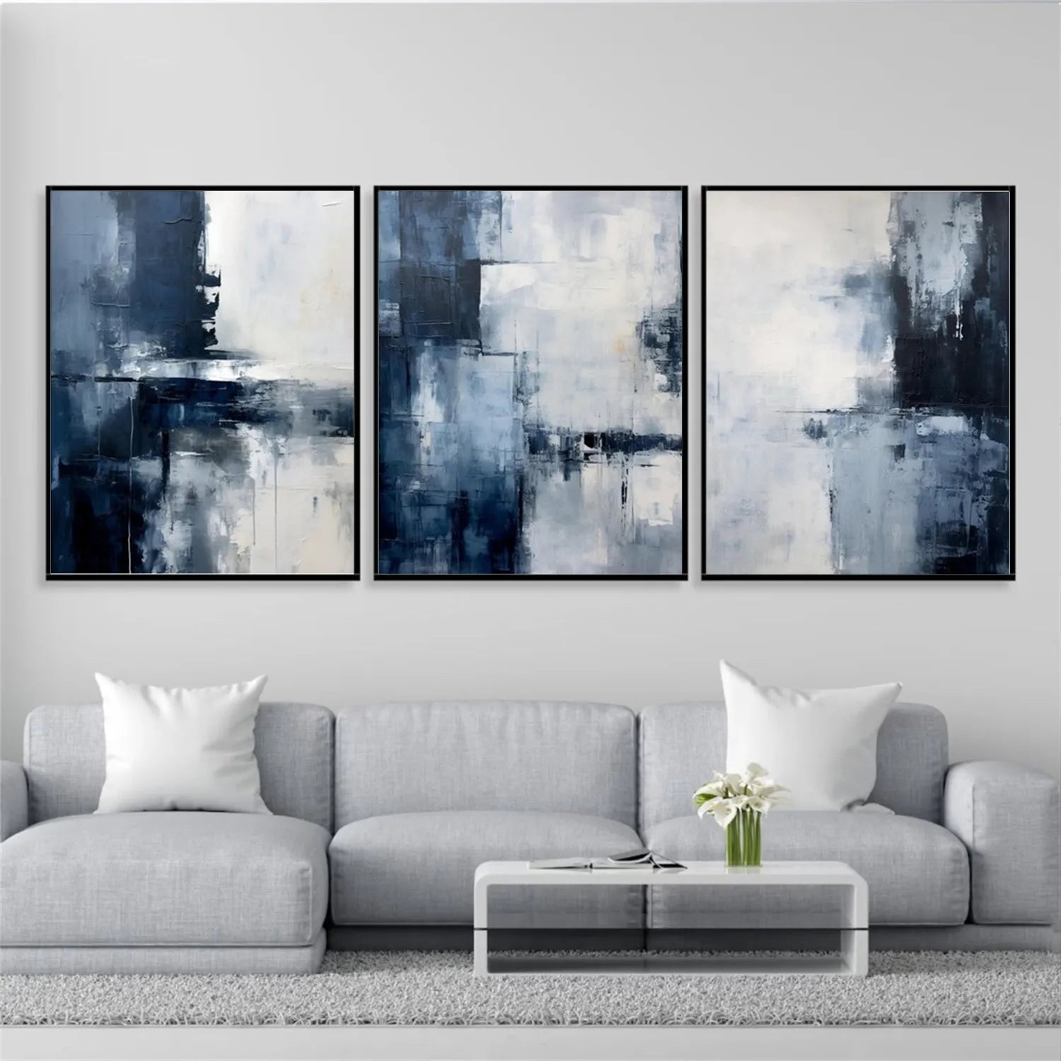 Abstract Painting Set of 3 #AB216