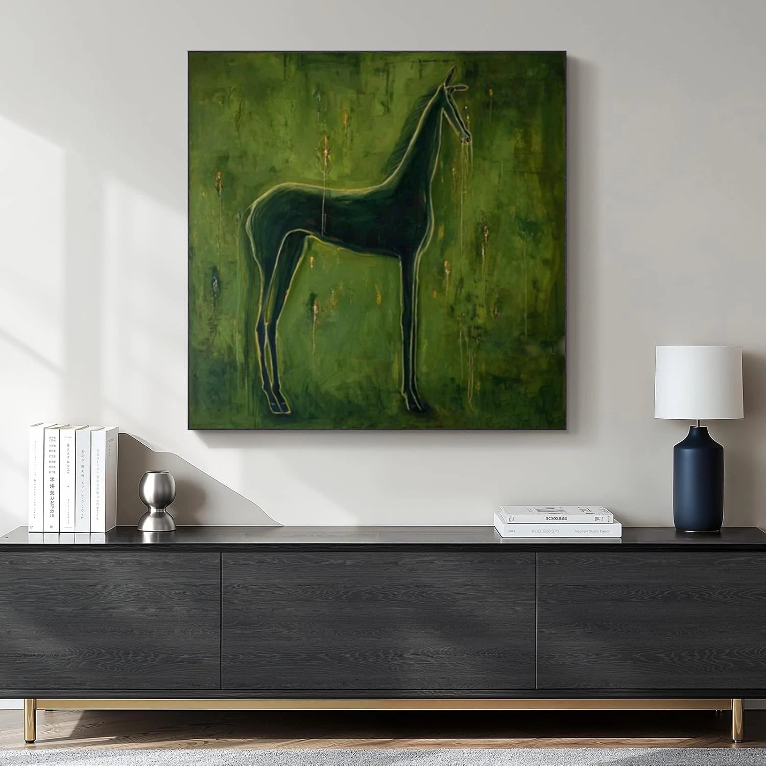 Abstract Animal Canvas Art #AP212