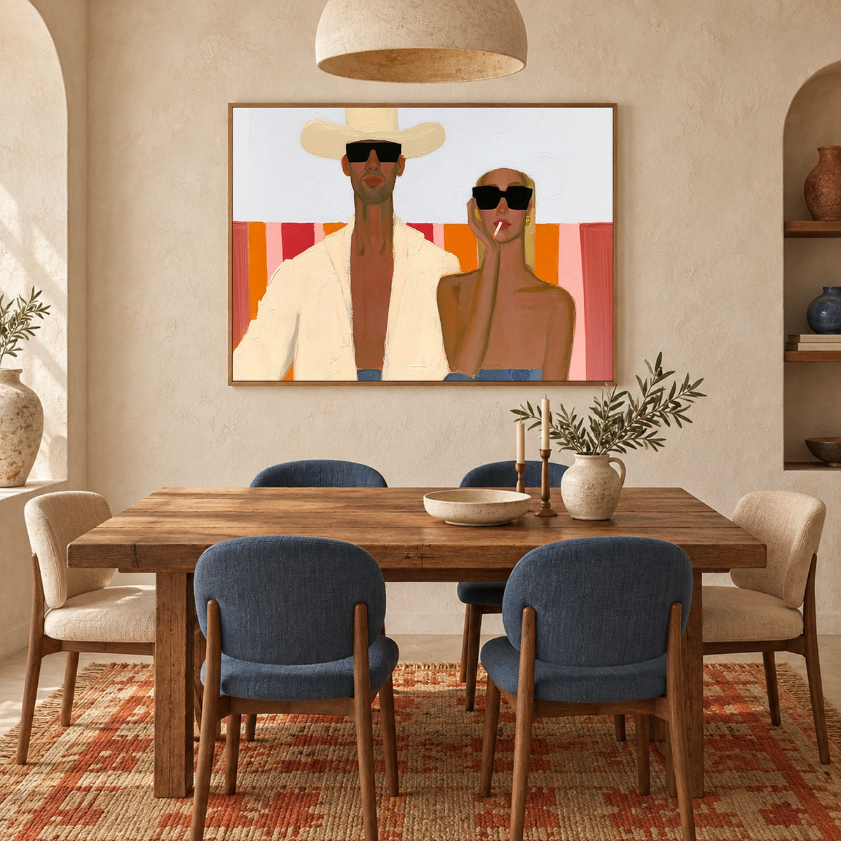 Abstract Portrait Wall Art #PT100