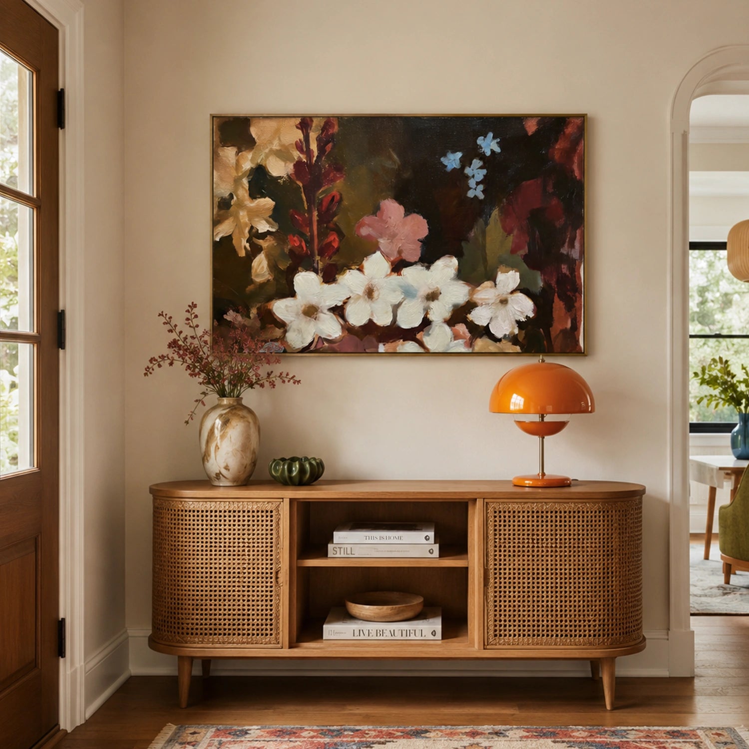 Flower & Tree Abstract Canvas # FT 408