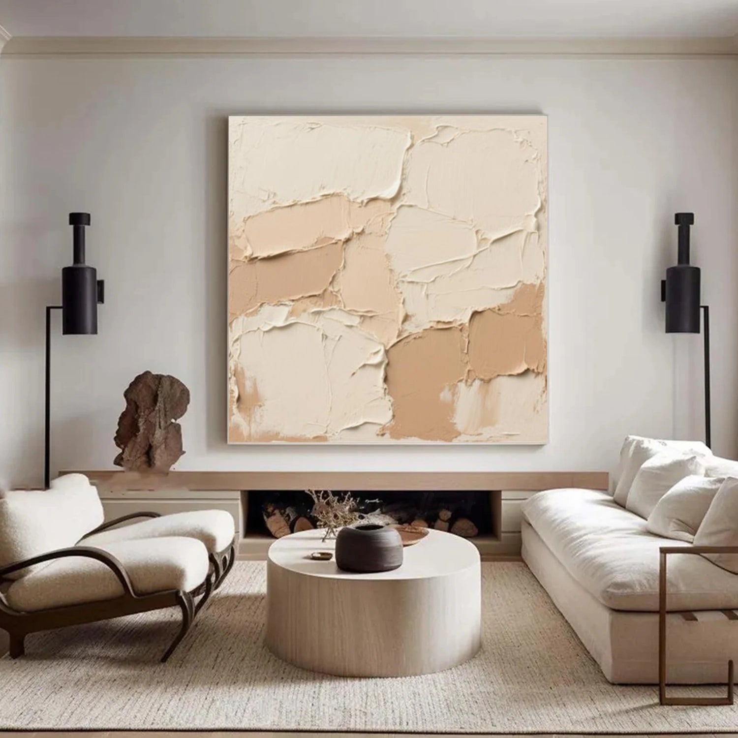 Abstract Textured Wall Art #AB640