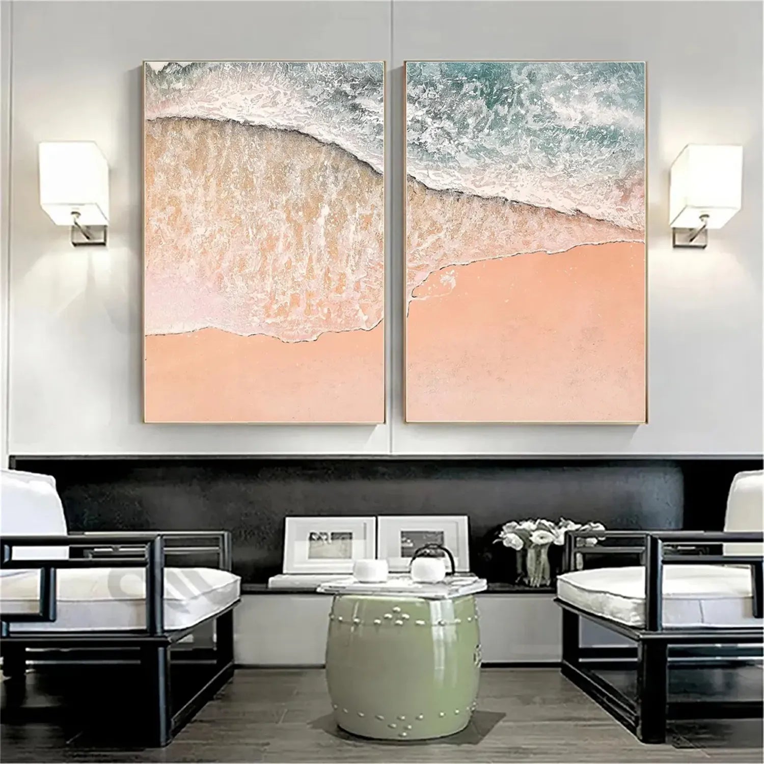 Ocean And Sky Painting Set of 2#OS 163