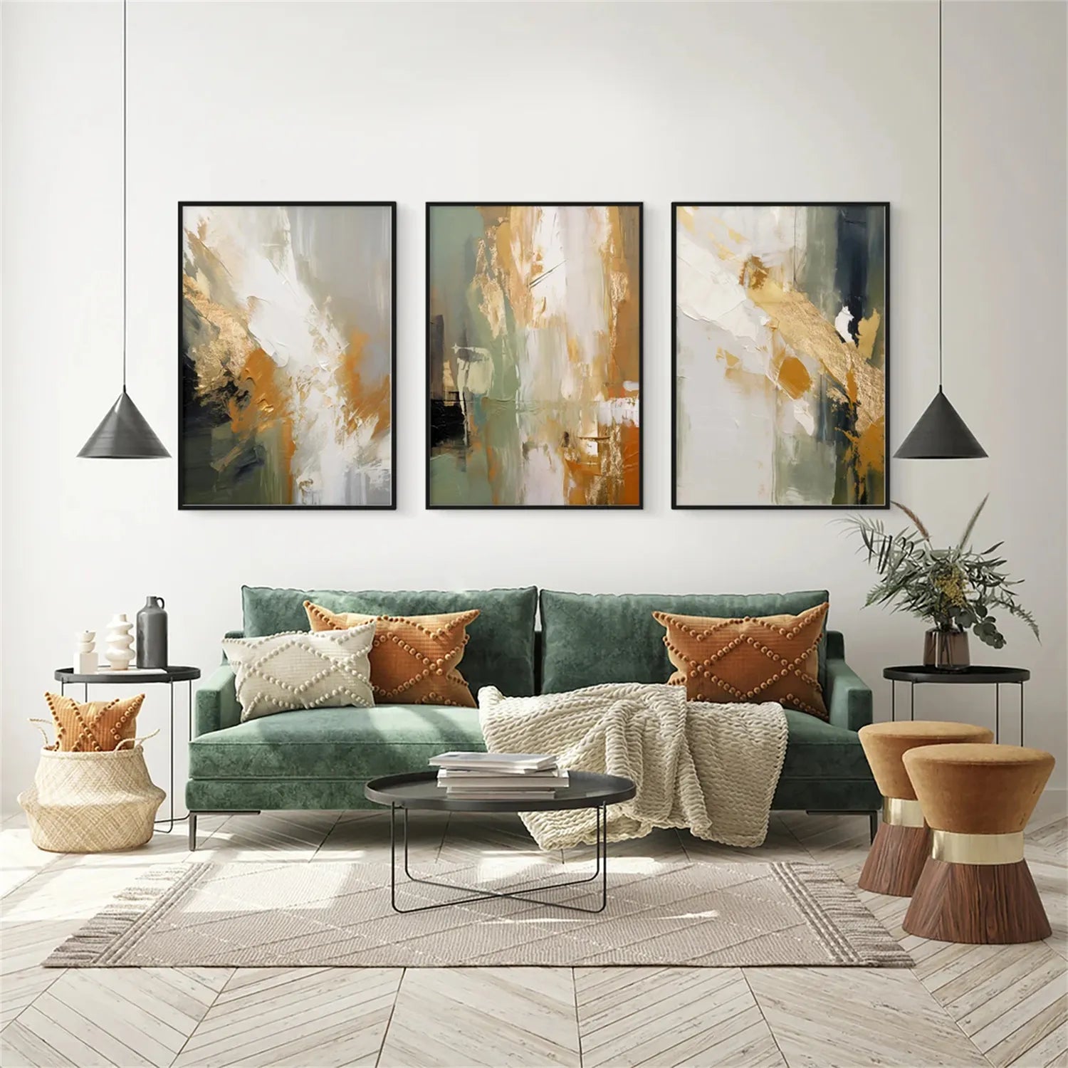 Abstract Painting Set of 3 #AB214