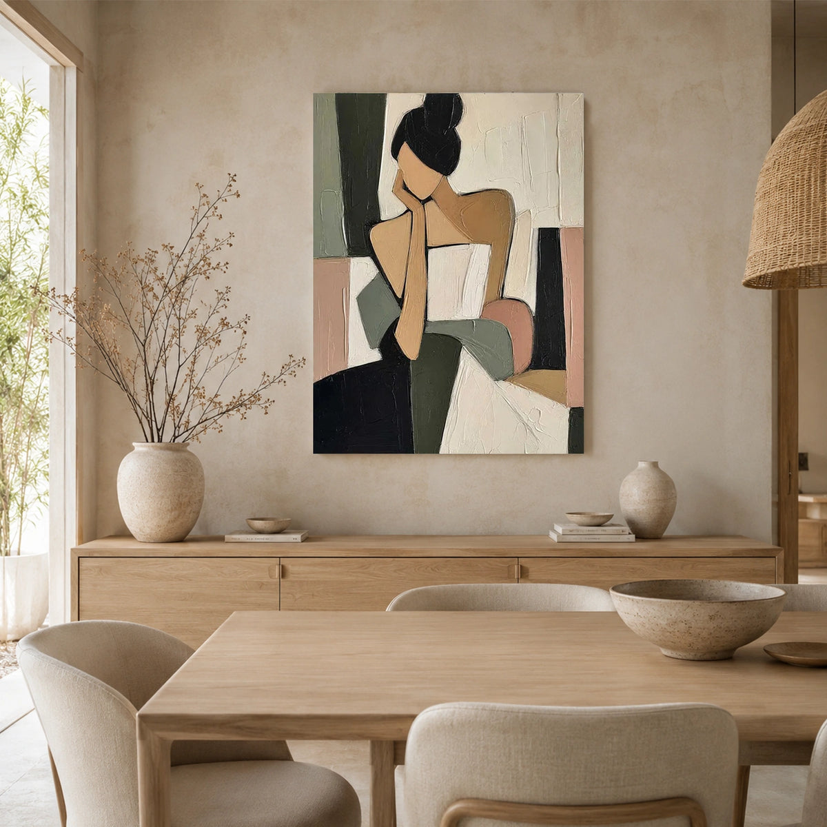 Abstract Portrait Wall Art #PT106