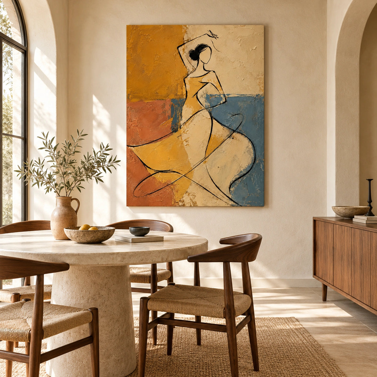Abstract Portrait Wall Art #PT109