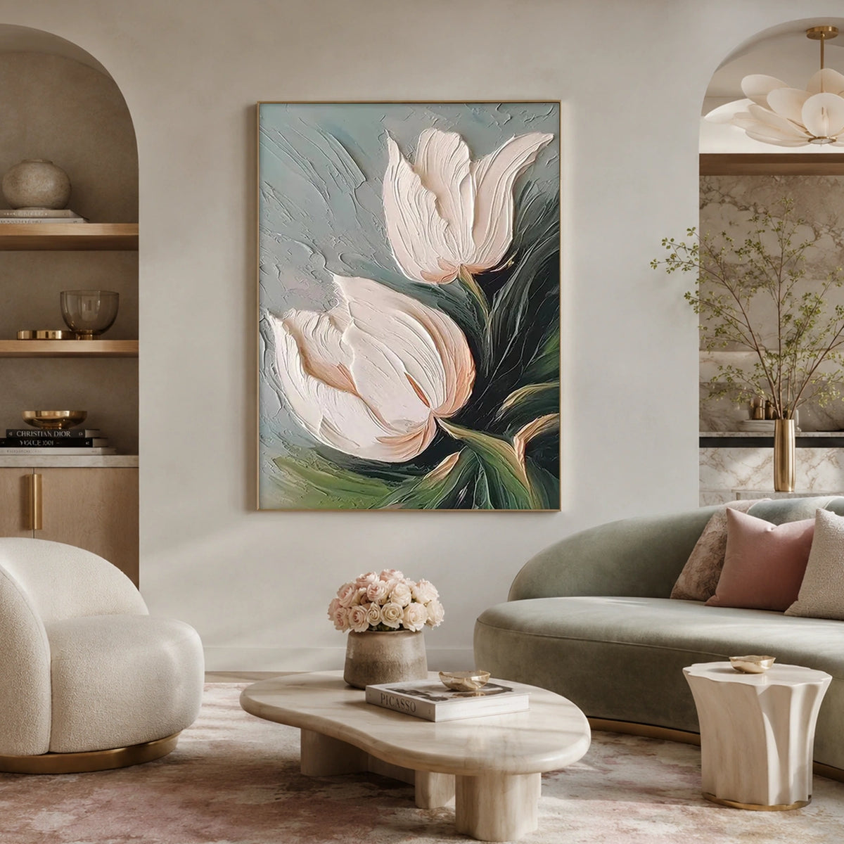 Flower & Tree Abstract Canvas # FT 426