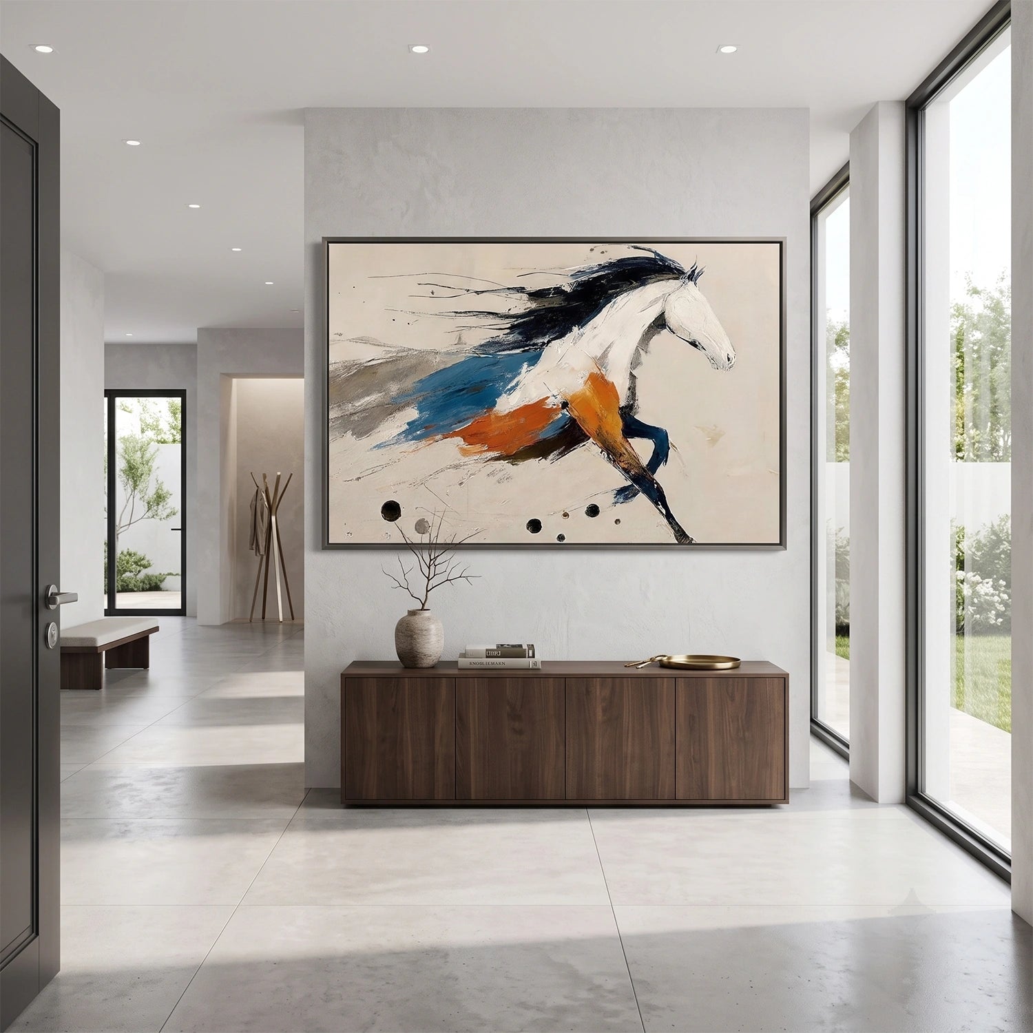 Abstract Animal Canvas Art #AP238