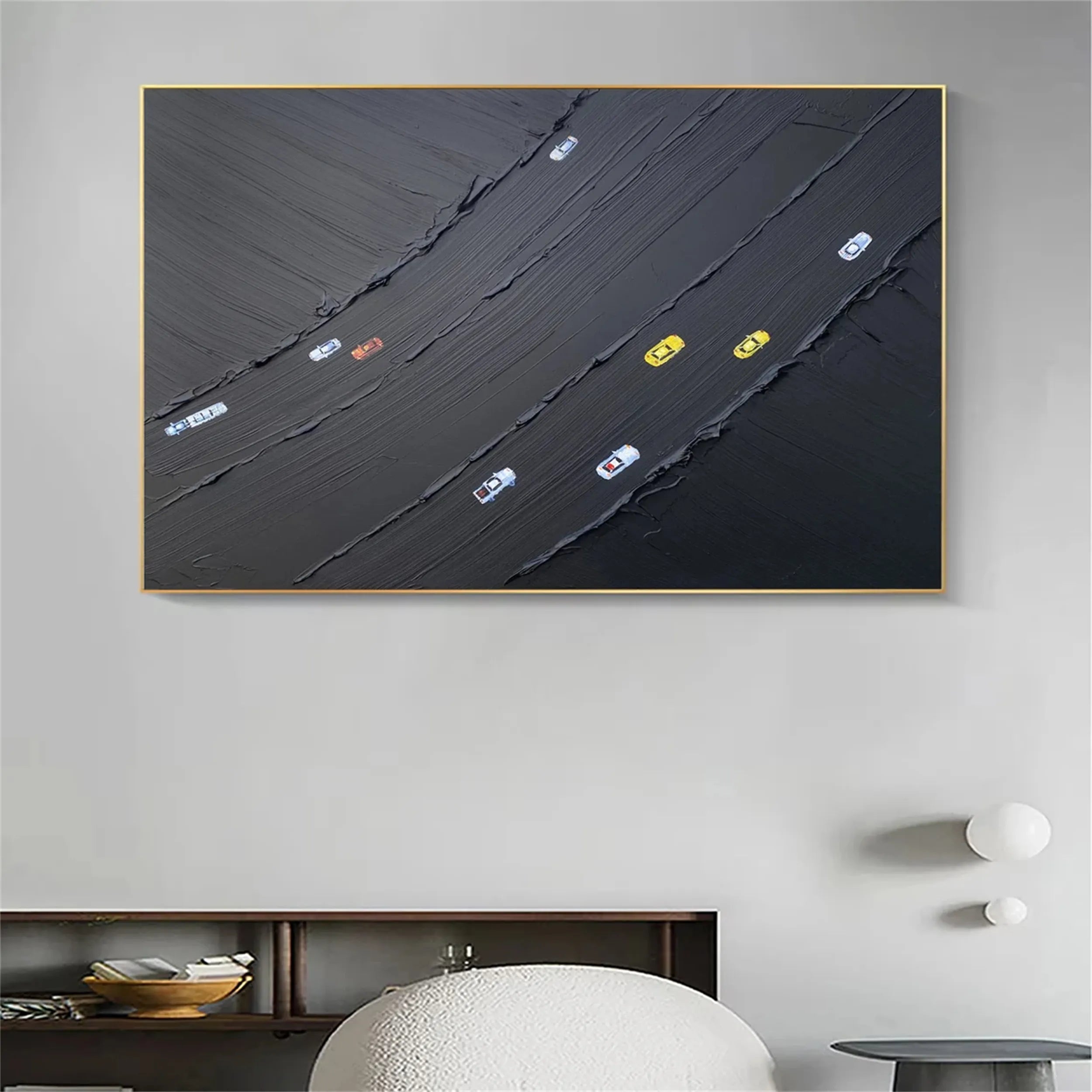 Minimalist Zen Canvas Painting #MZ091