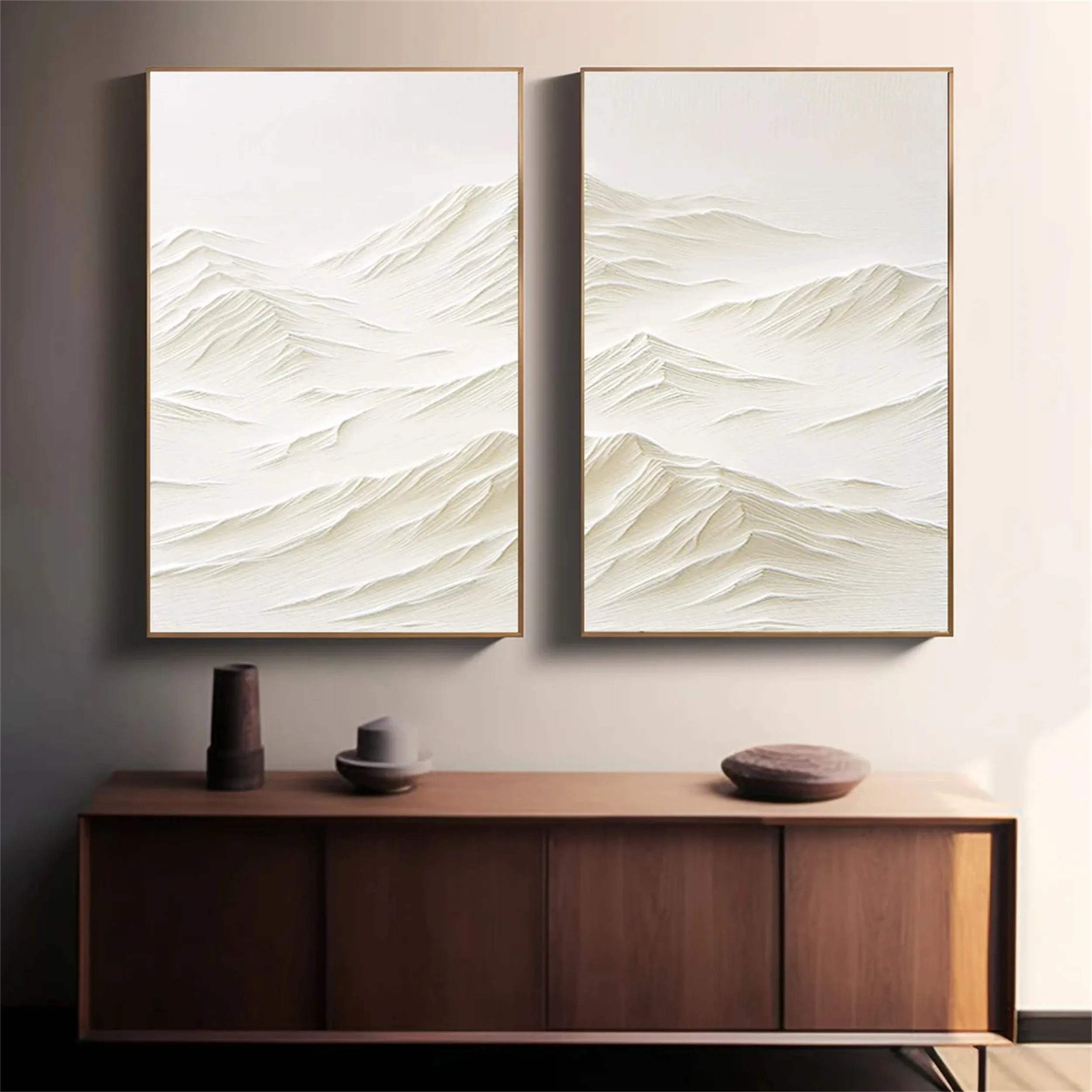 Minimalistic Balance Canvas Painting Set of 2 #MM187