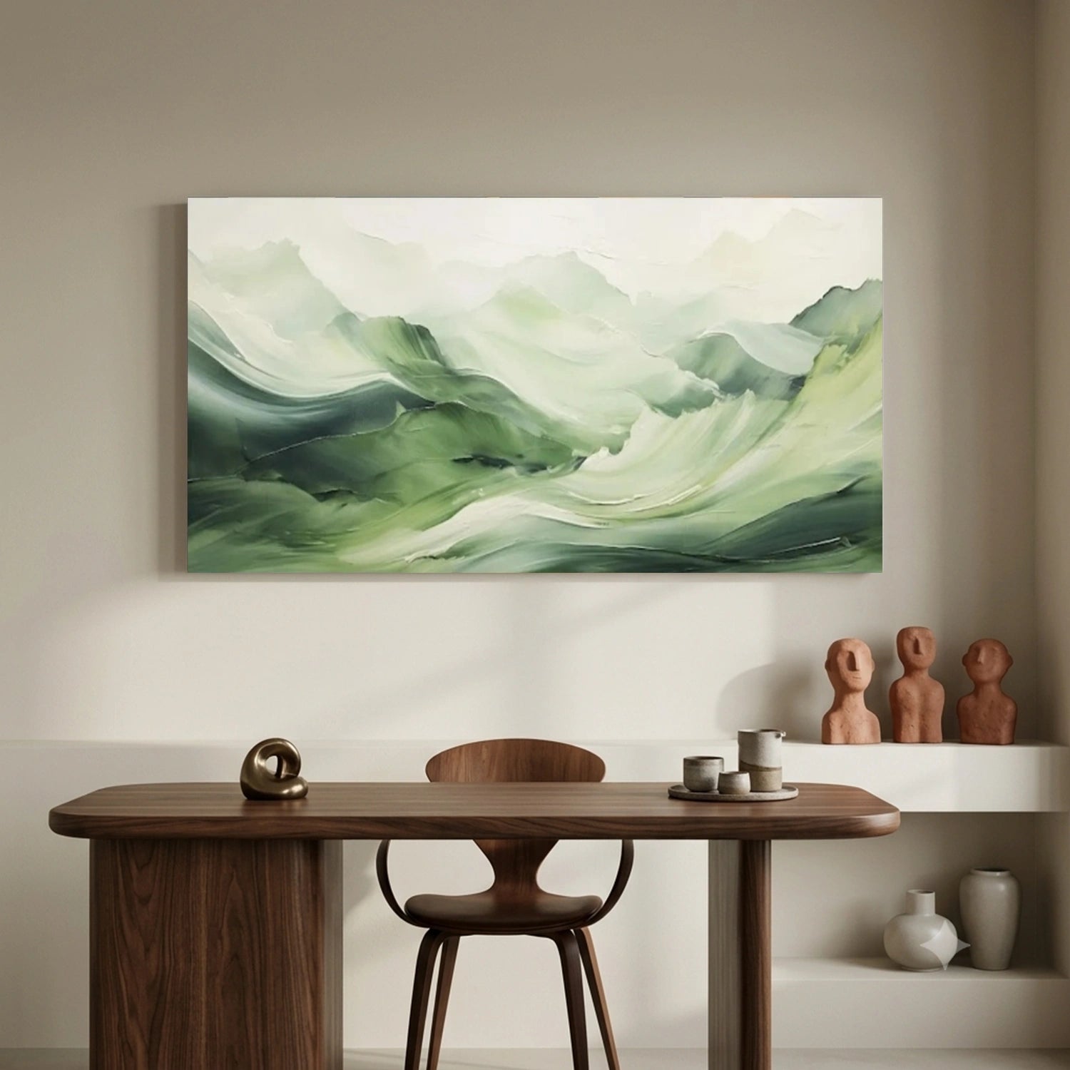 Minimalist Mountain Texture Canvas # MM445