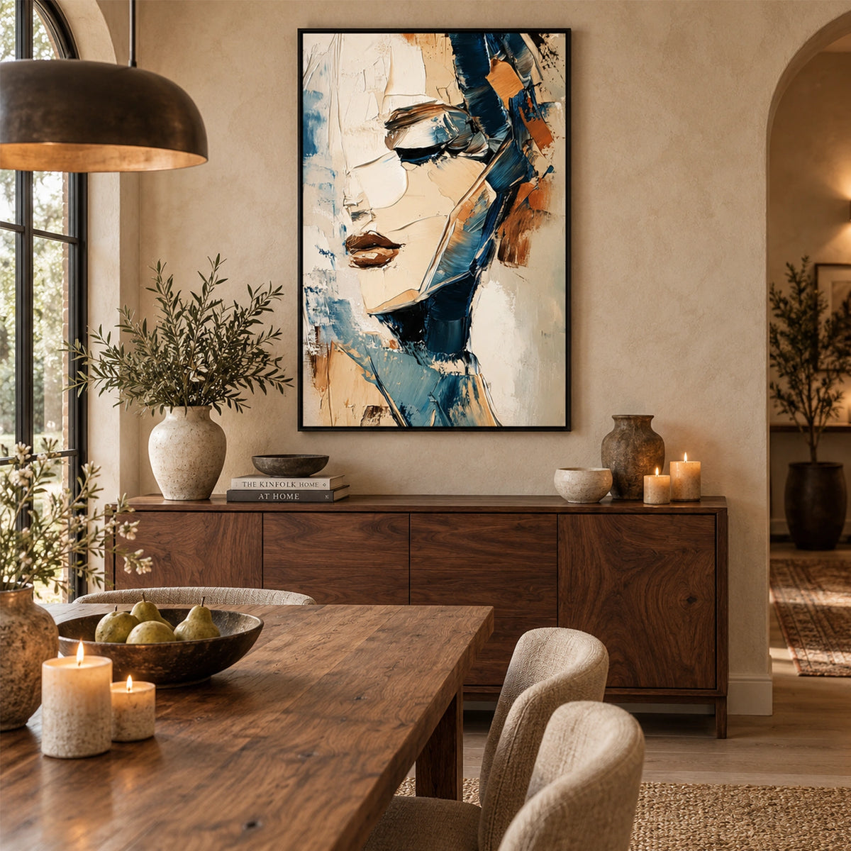 Abstract Portrait Wall Art #PT091