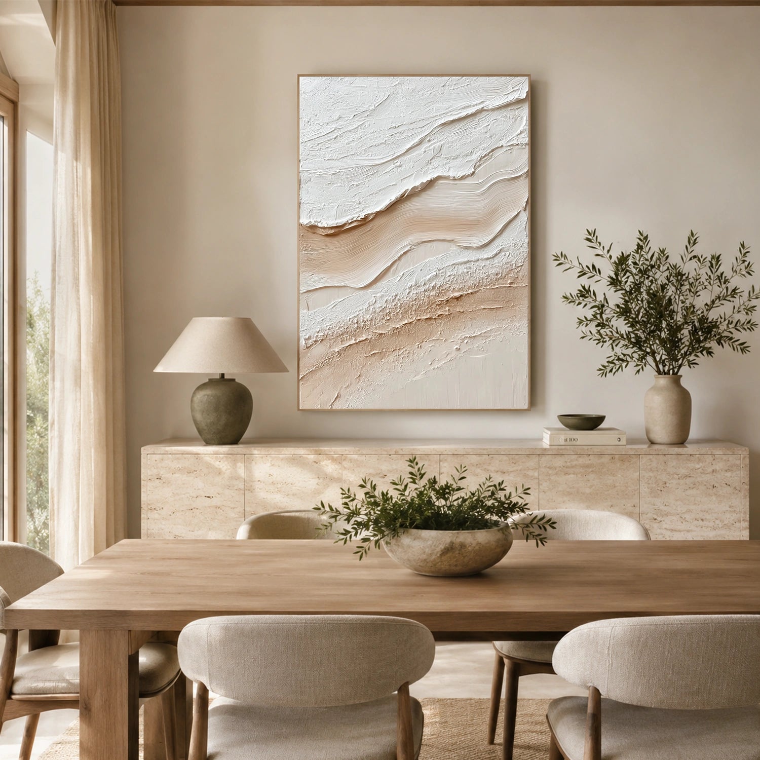 Minimalist Textured Canvas # MM446