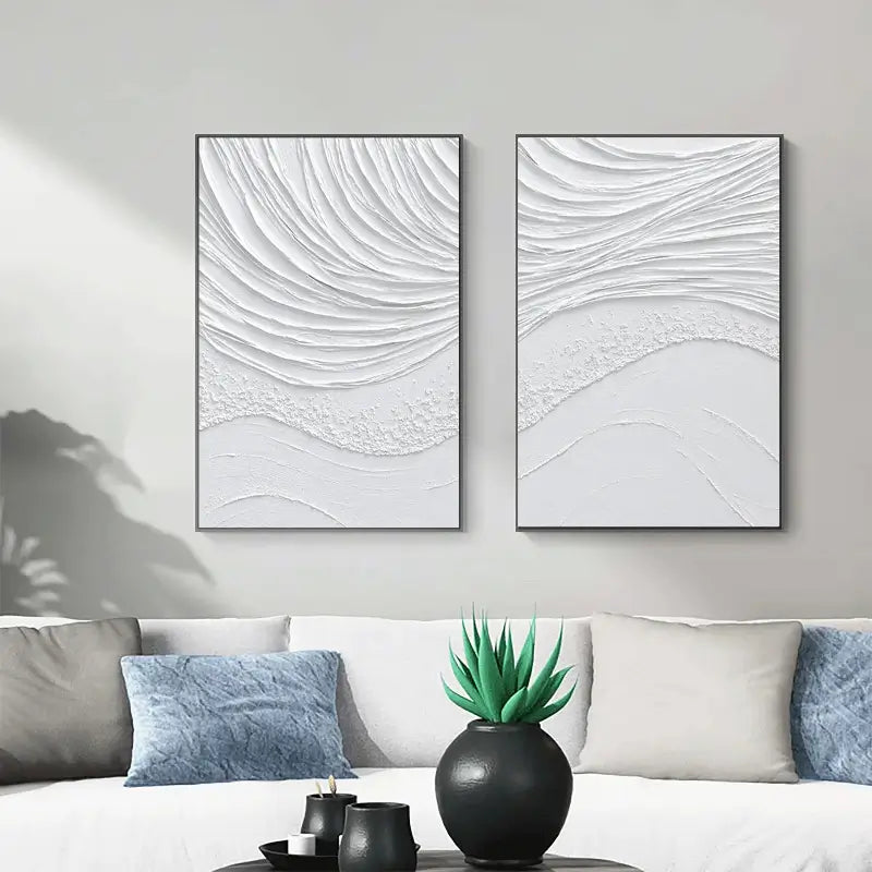 Minimalistic Balance Canvas Paintings Set of 2 #MM062