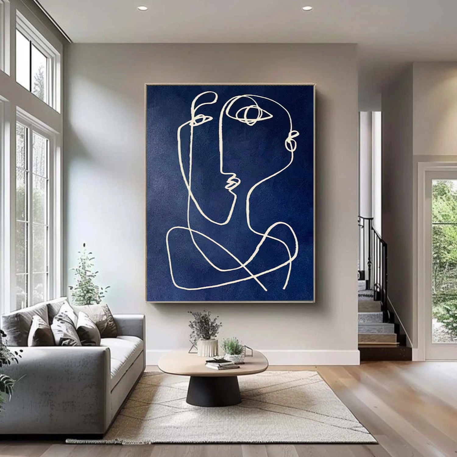 Abstract Portrait  Wall Art #PT028