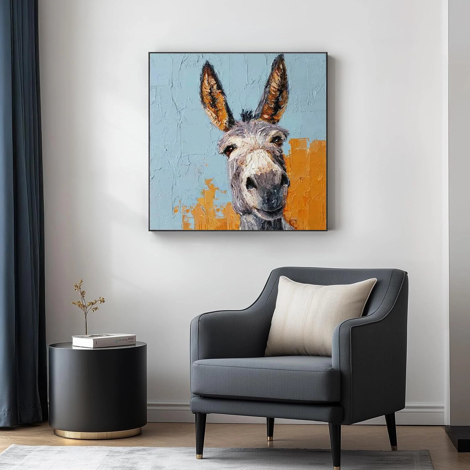 Colorful Abstract Animal Canvas Art #AP198