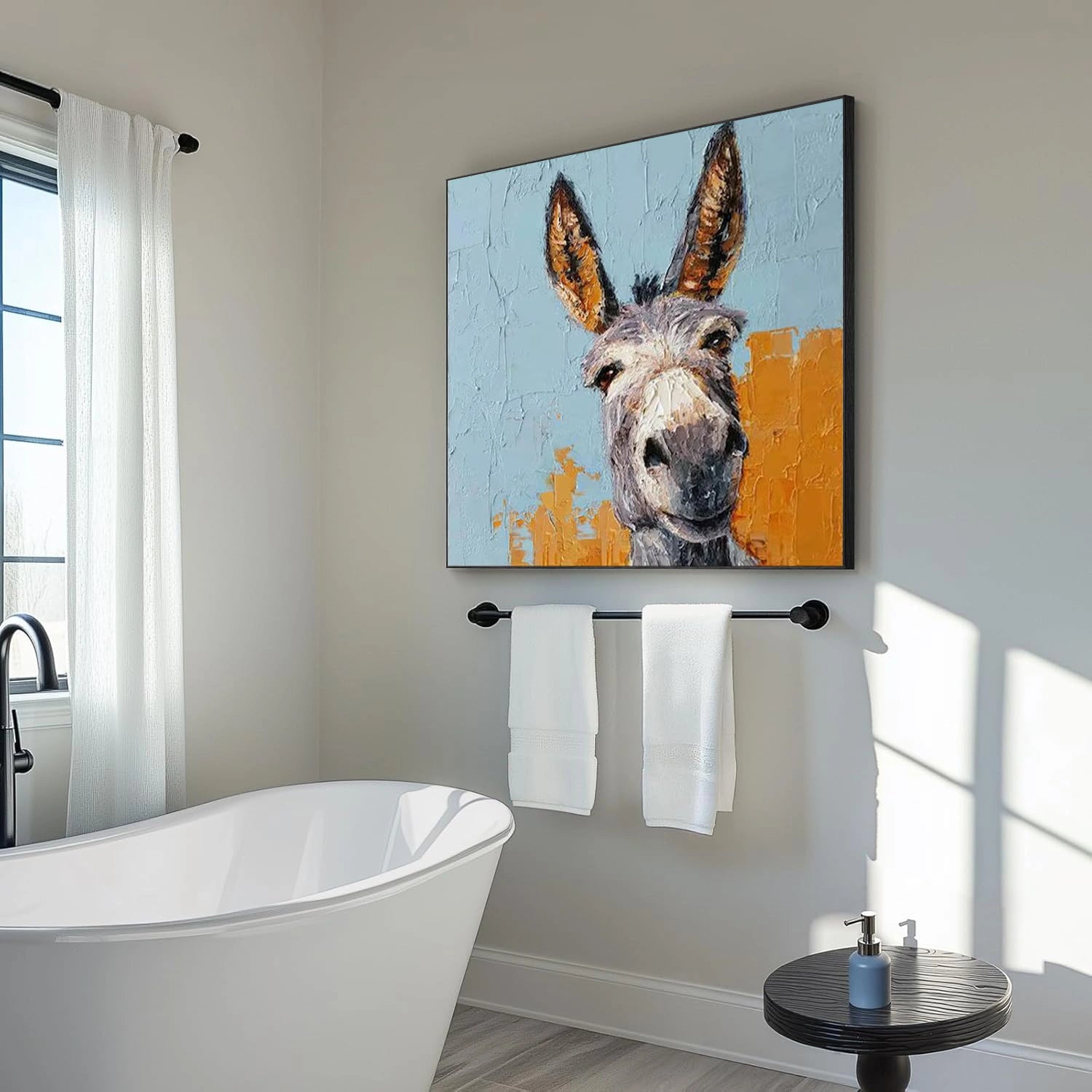 Colorful Abstract Animal Canvas Art #AP198