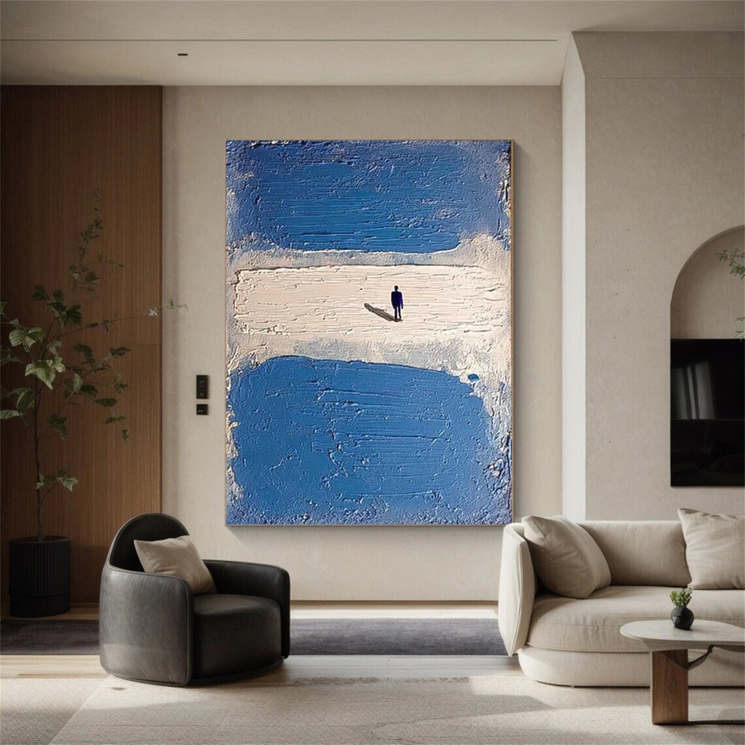 Abstract Portrait Texture Wall Art # PT042